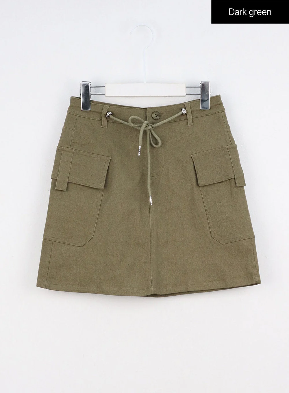 Cargo Mini Skirt with Waist Tie IO317 - Image 14