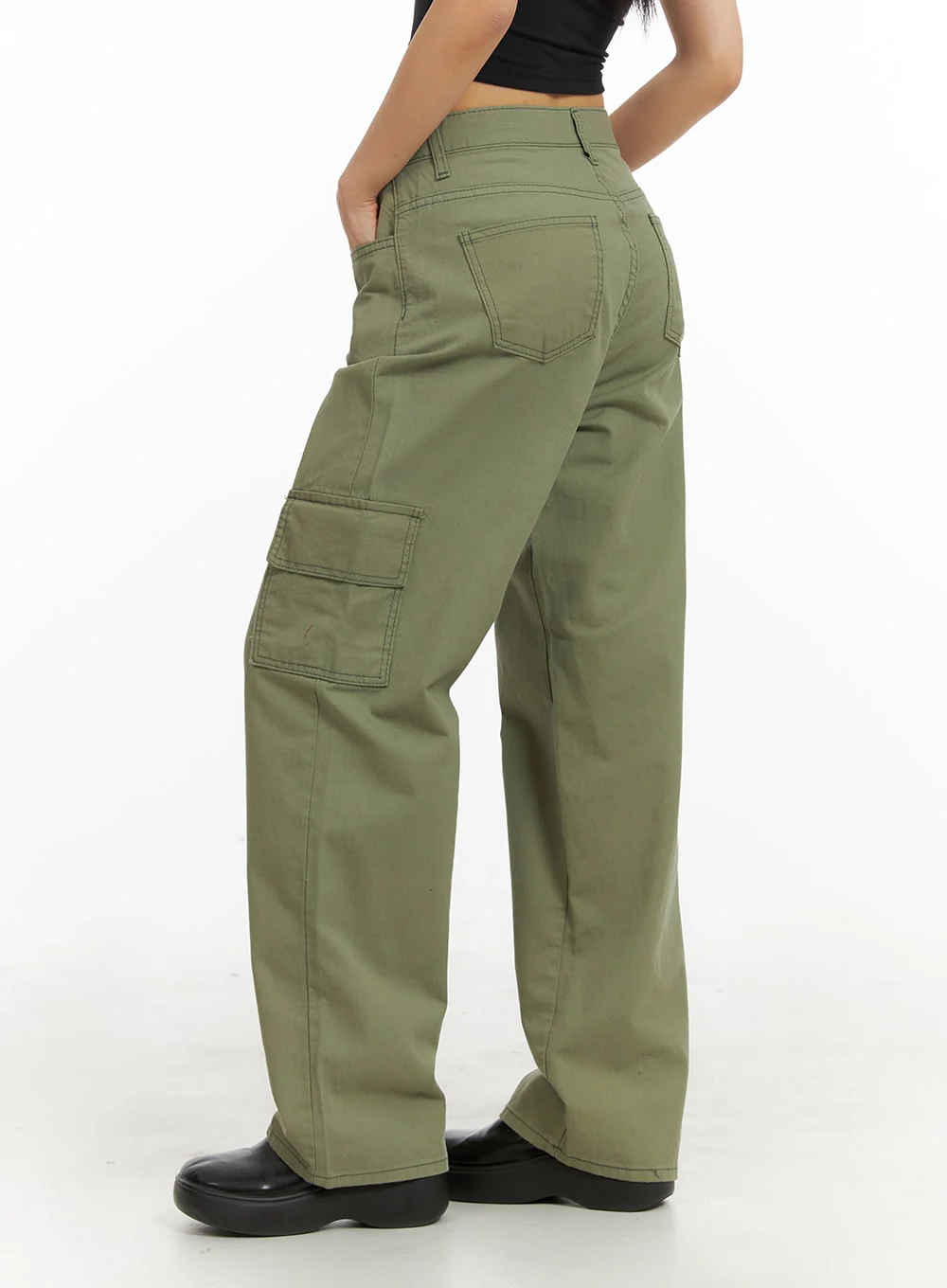 Cargo Straight Leg Pants IA417 - Image 4