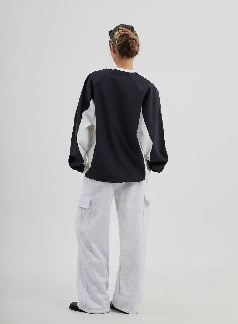 Cargo Wide Leg Track Pants Unisex CJ313 - Image 12