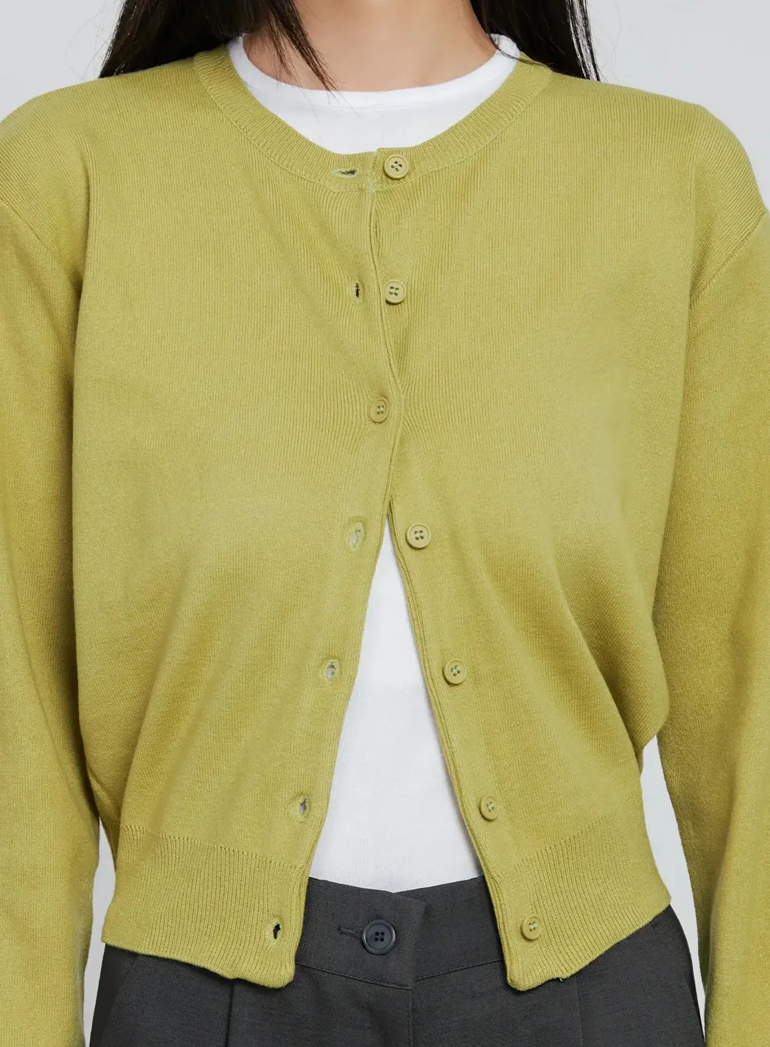 Casual Button-Up Cardigan IN507 - Image 3