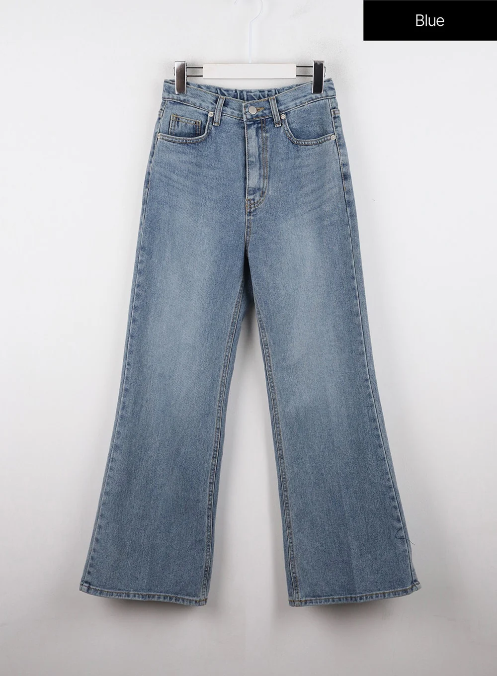 Casual Denim Solid Straight Leg Jeans OD326 - Image 7
