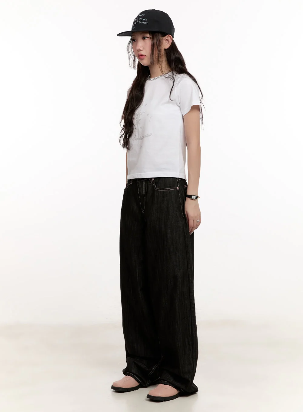 Casual Graphic Crop Tee CM510 - Image 5