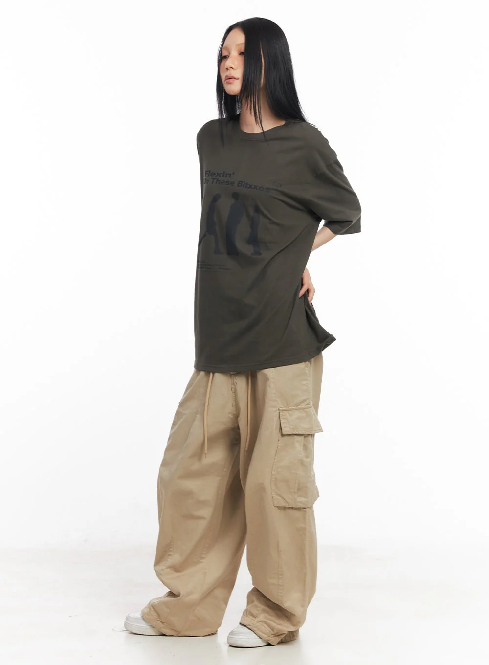 Casual Graphic Oversize T-Shirt CY528 - Image 7
