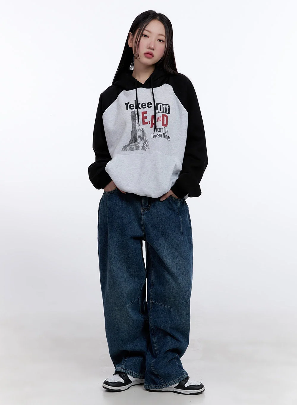Casual Oversized Graphic Hoodie CJ513 - Image 2