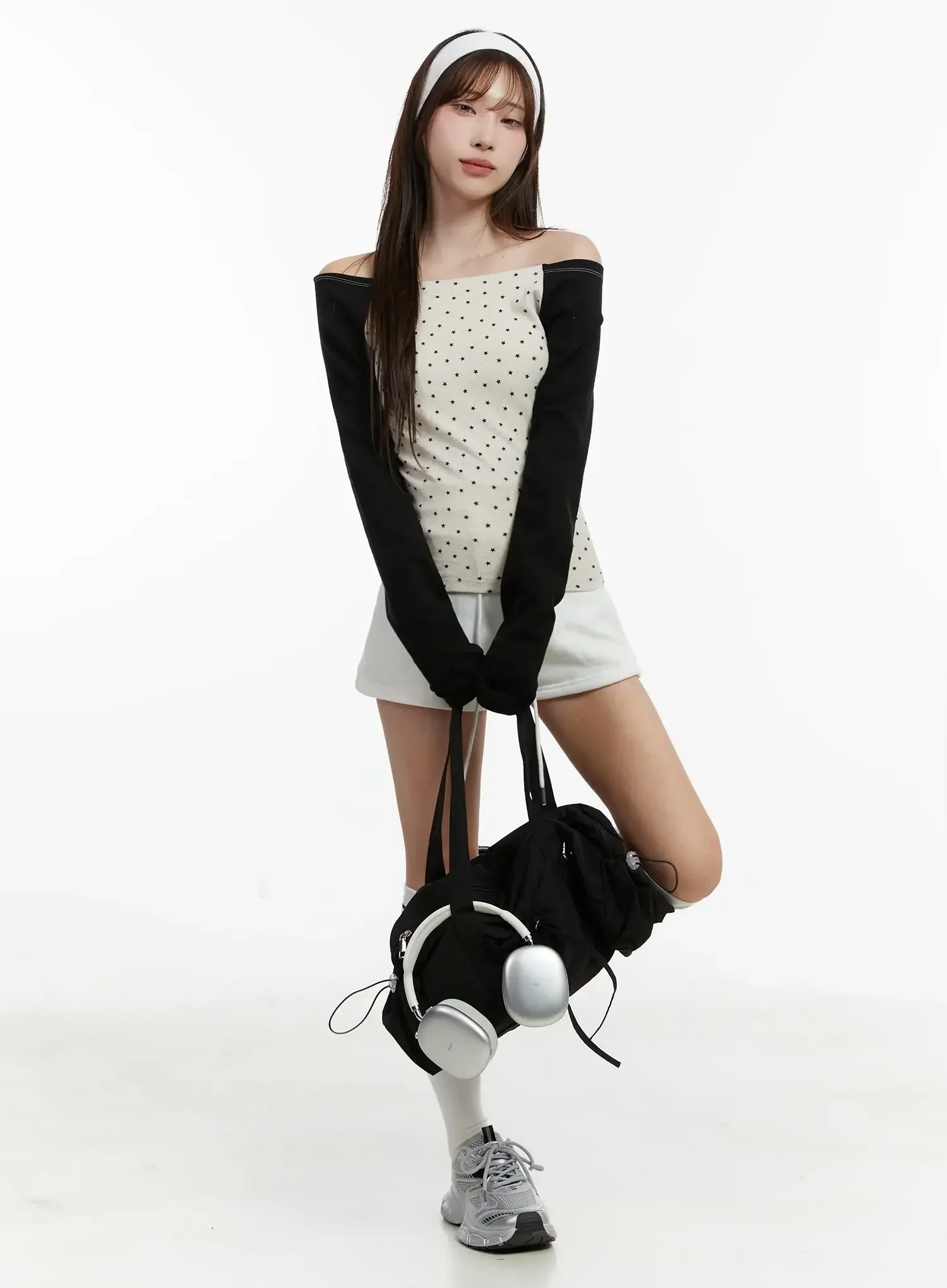 Casual Patterned Off-Shoulder Top ID526 - Image 2