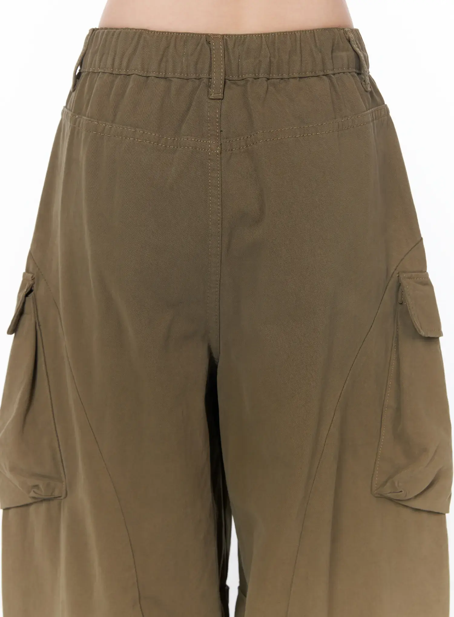 Casual Wide Leg Cargo Pants CY508 - Image 11