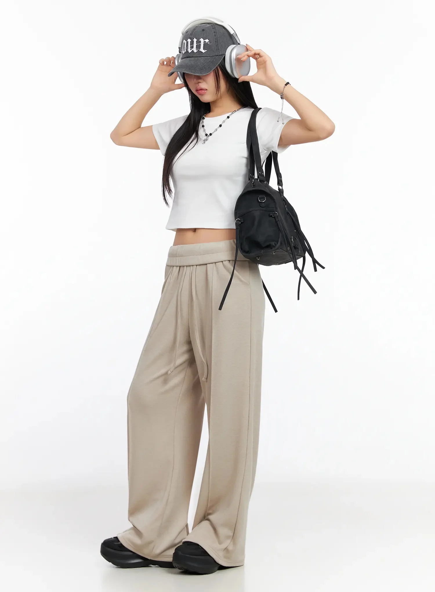 Casual Wide-Leg Sweatpants IA507 - Image 13