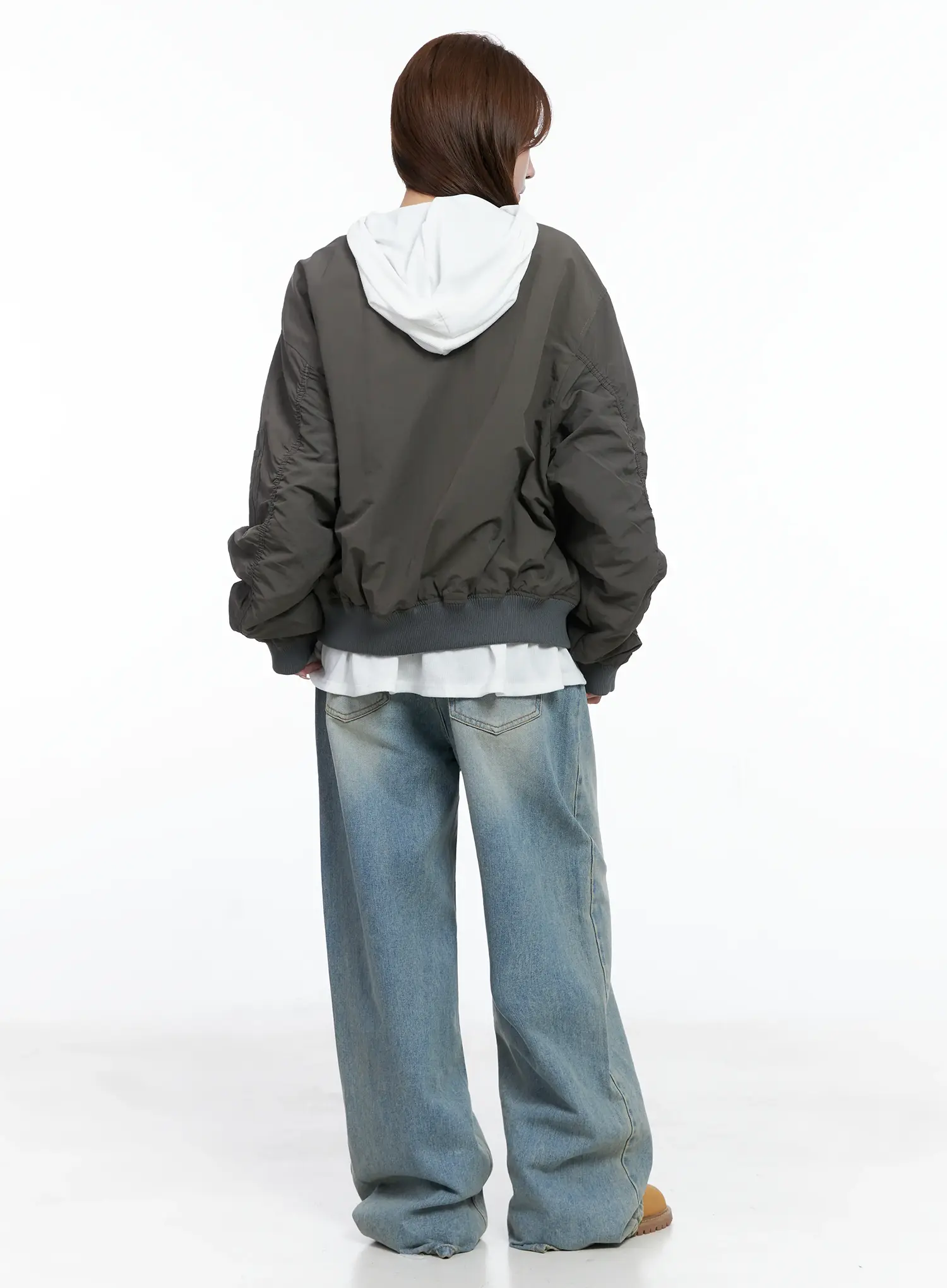 Casual Zip-Up Bomber Jacket CS501 - Image 3