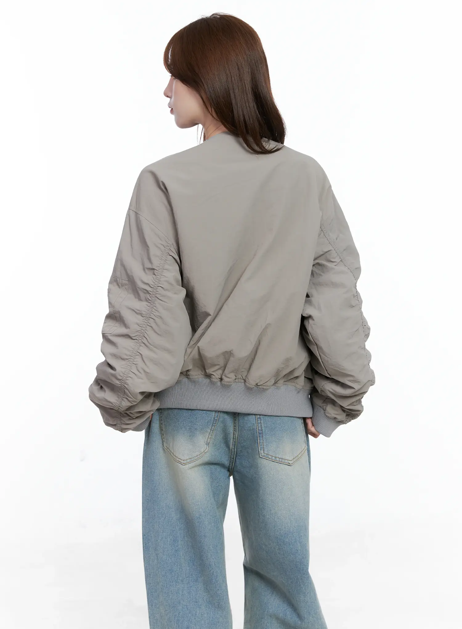Casual Zip-Up Bomber Jacket CS501 - Image 9