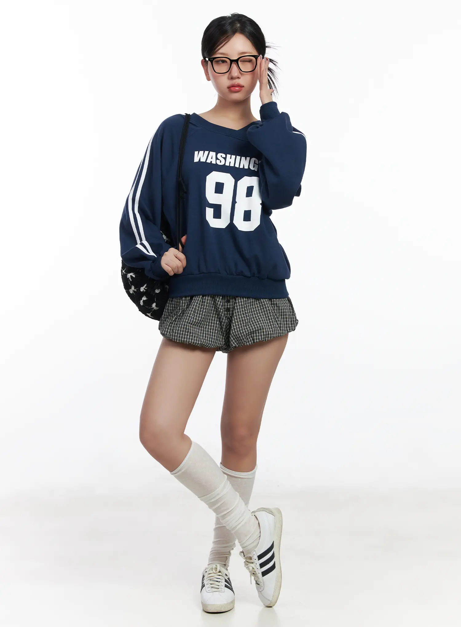 Checkered Balloon Shorts CF503