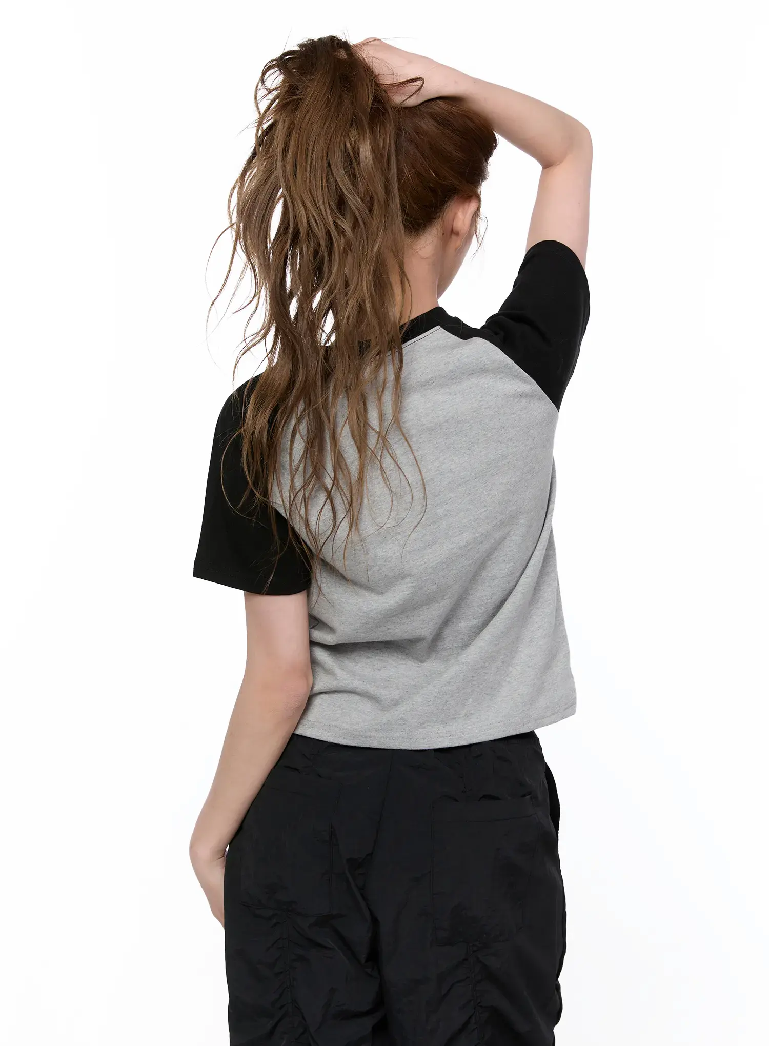 Checkered Graphic Short Sleeve Top CA522 - Image 9