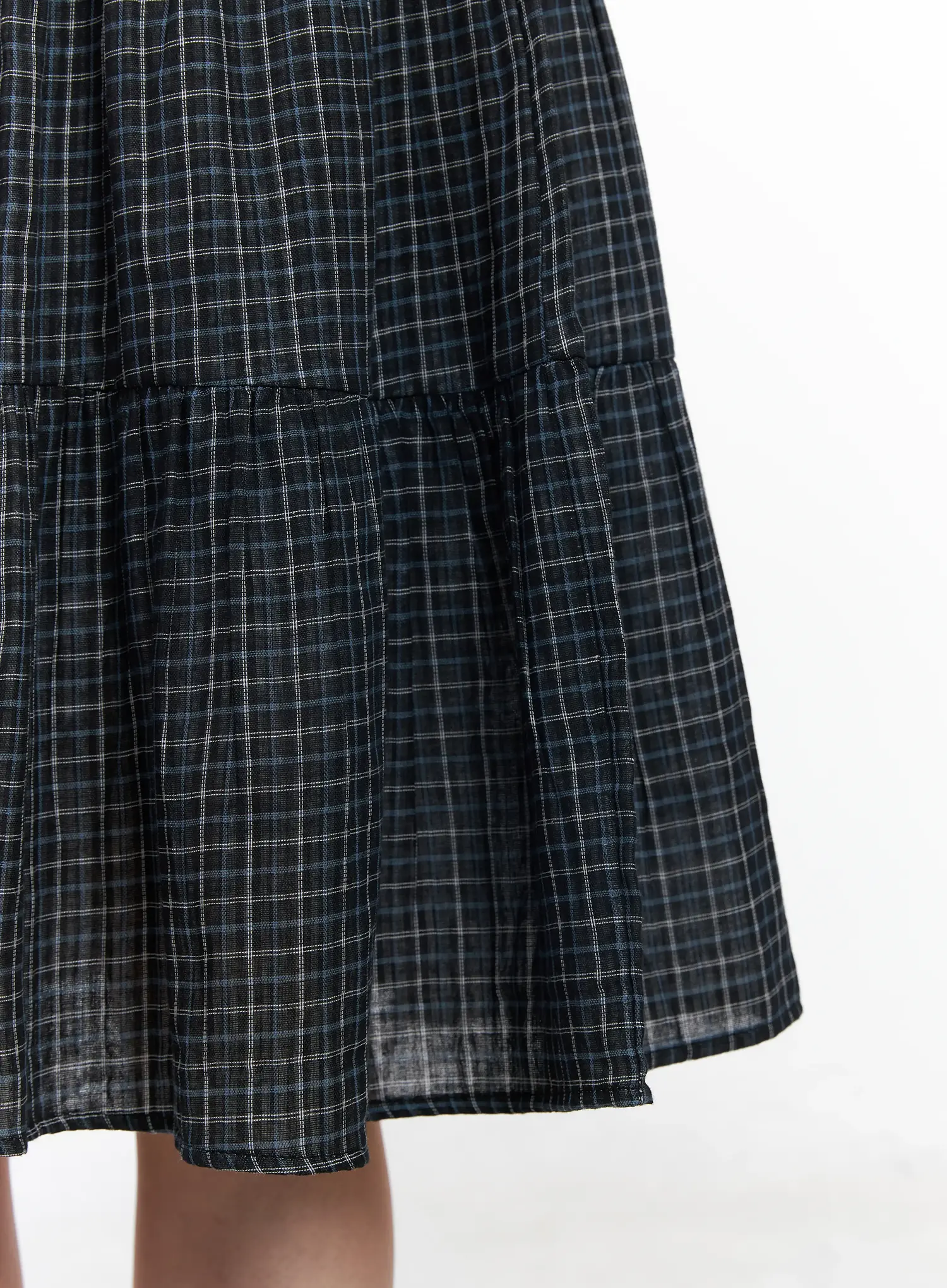 Checkered Midi Skirt IM524 - Image 10