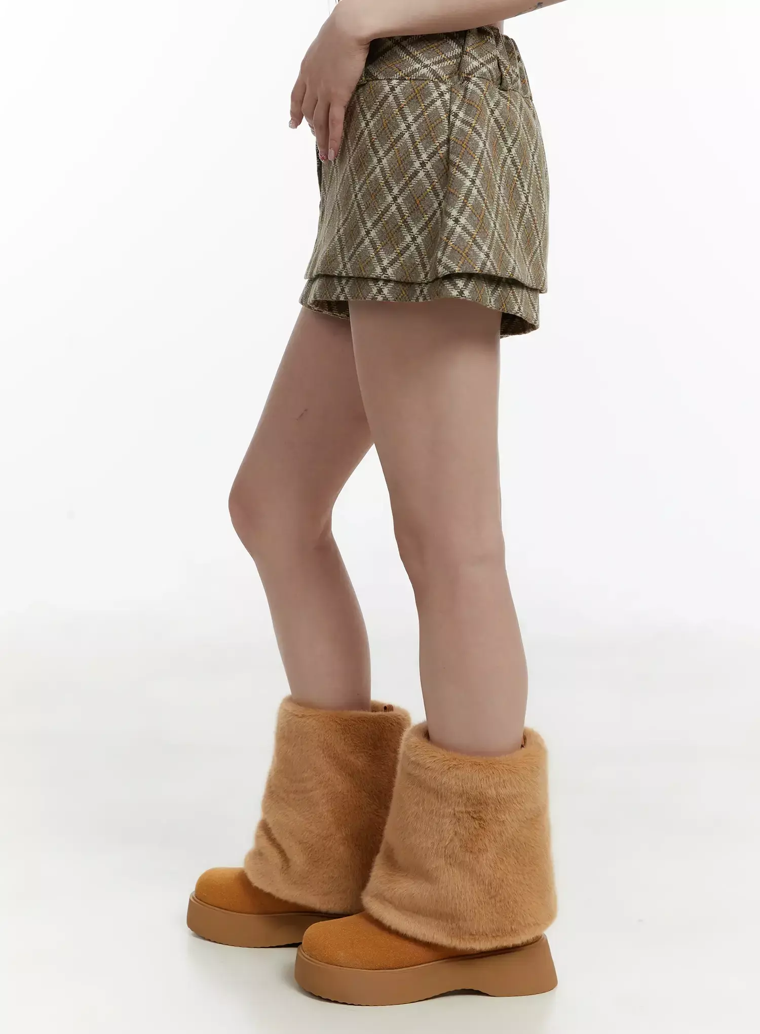 Checkered Pleats Skort IJ521 - Image 10