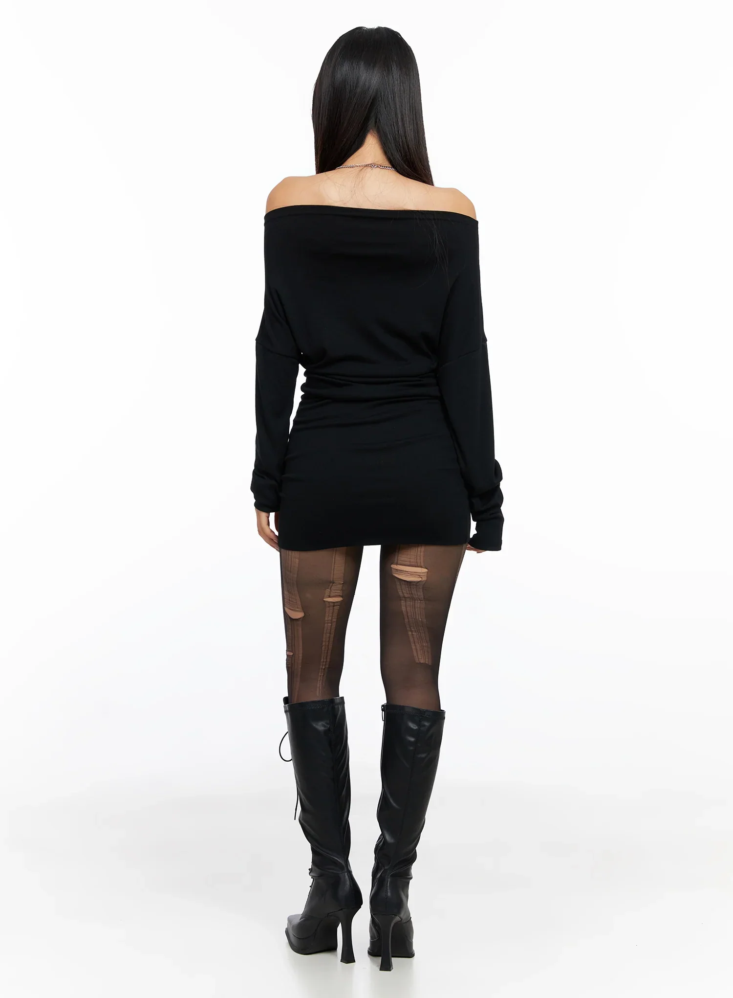 Chic Off-Shoulder Mini Dress CO514 - Image 8