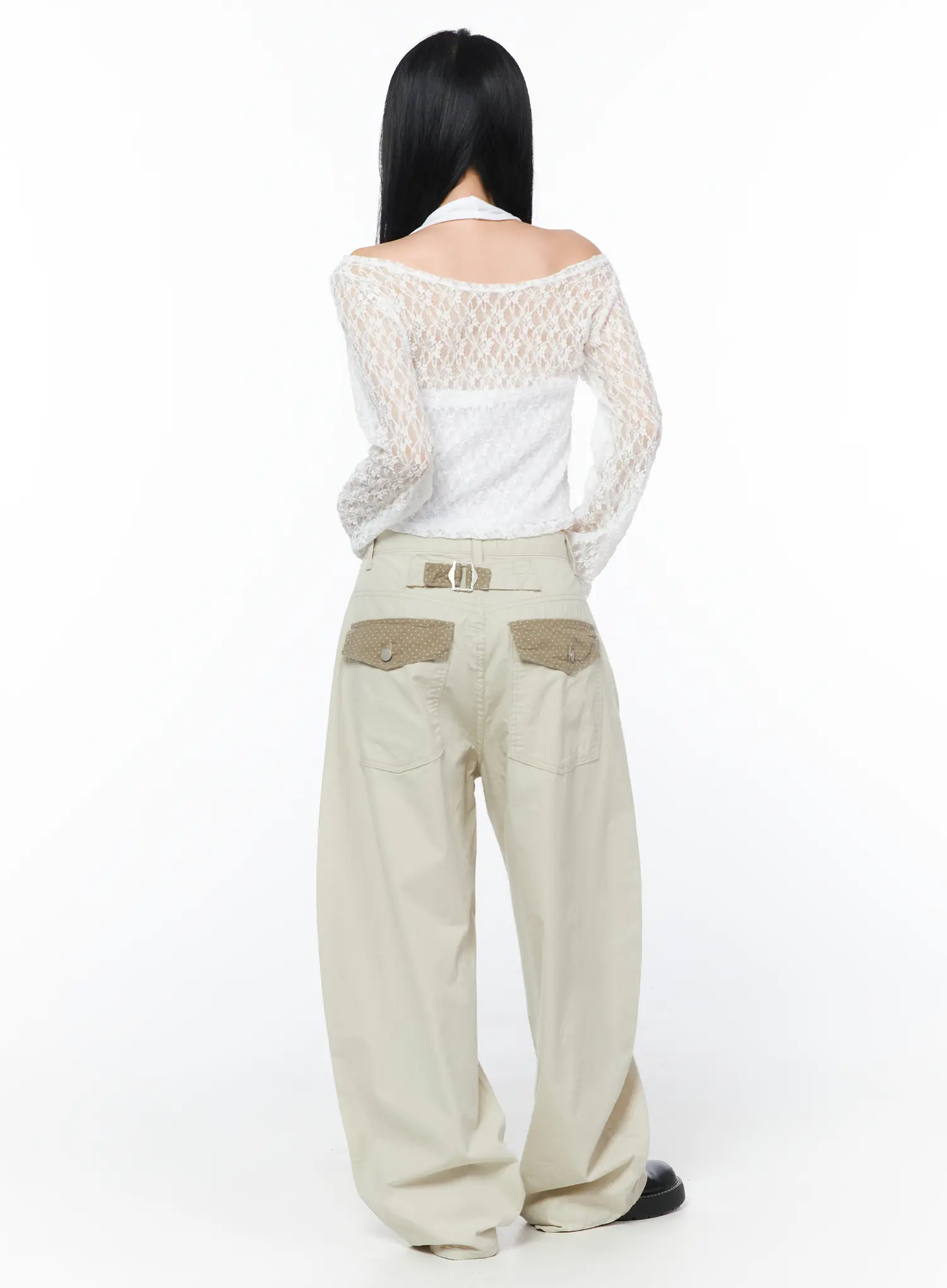 Chic Sheer Lace Top Set CY512 - Image 5