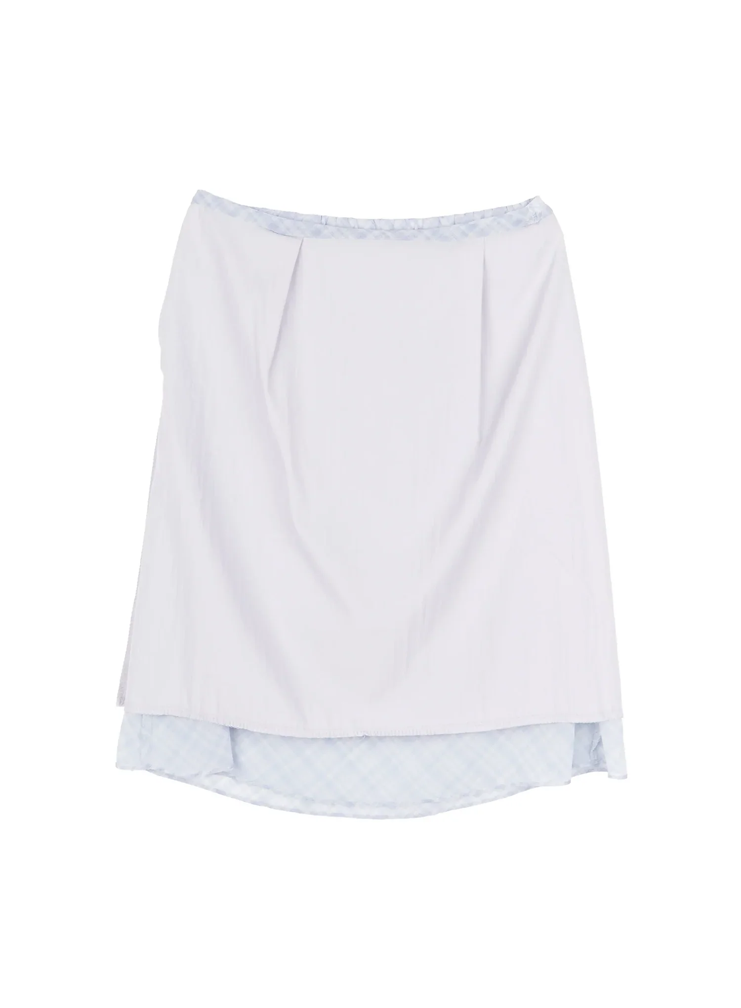 Chiffon Flare Plaid Midi Skirt IY507 - Image 12