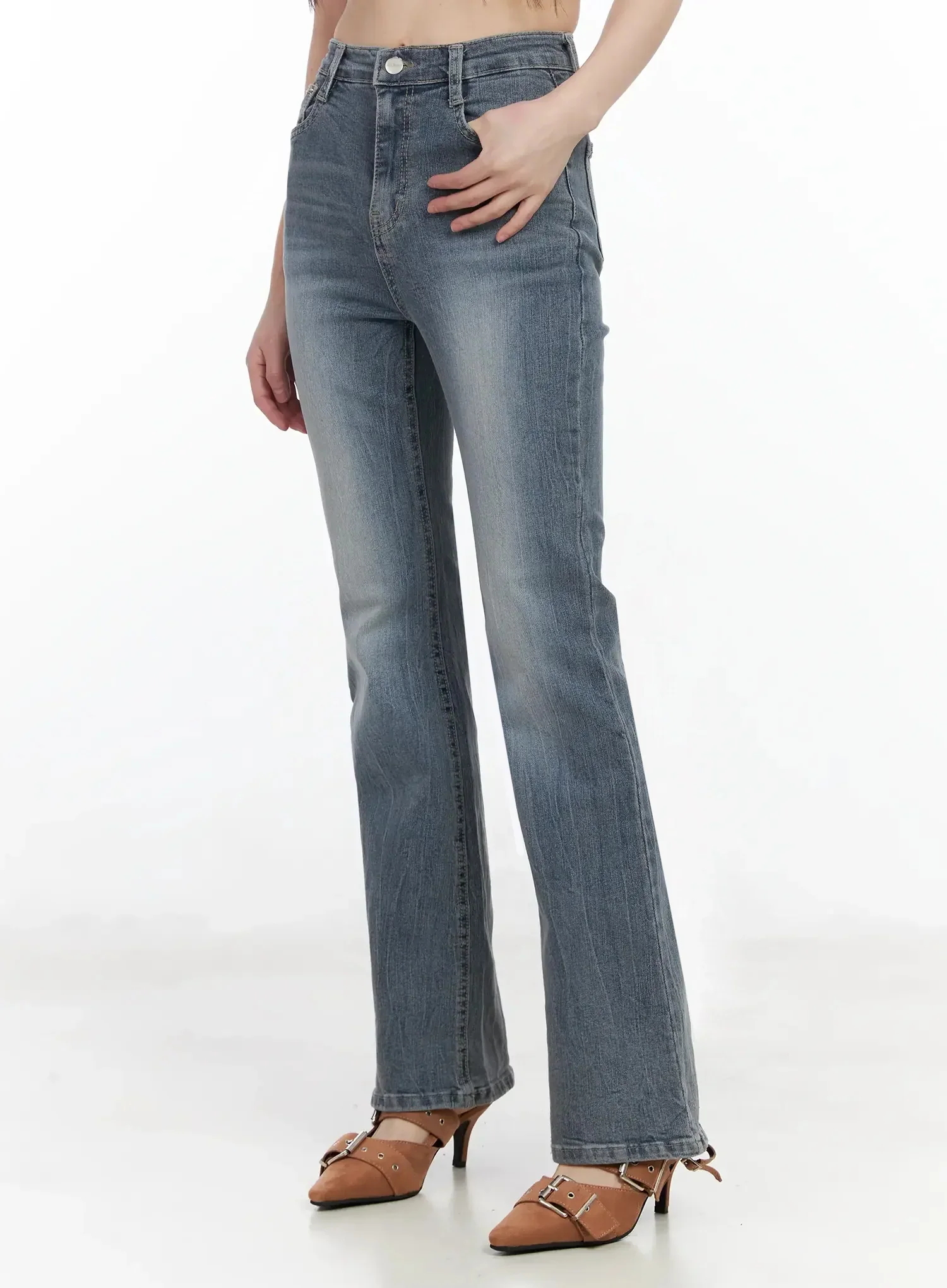 Chlo High-Rise Bootcut Jeans IM523 - Image 7
