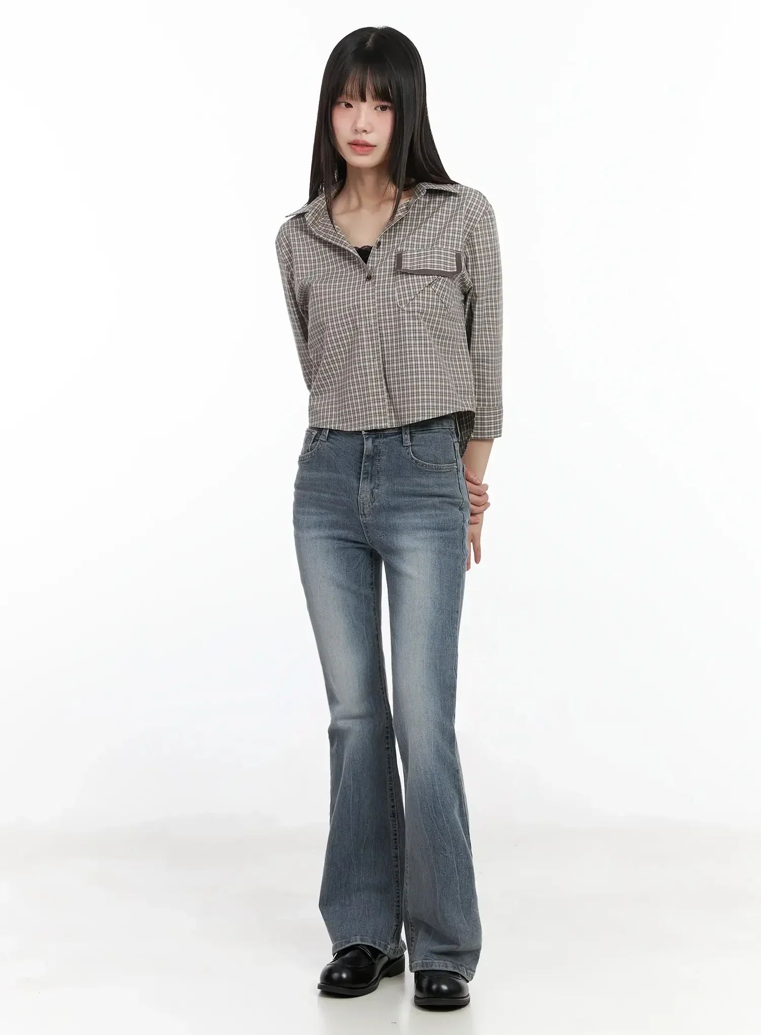 Chlo High-Rise Bootcut Jeans IM523 - Image 8