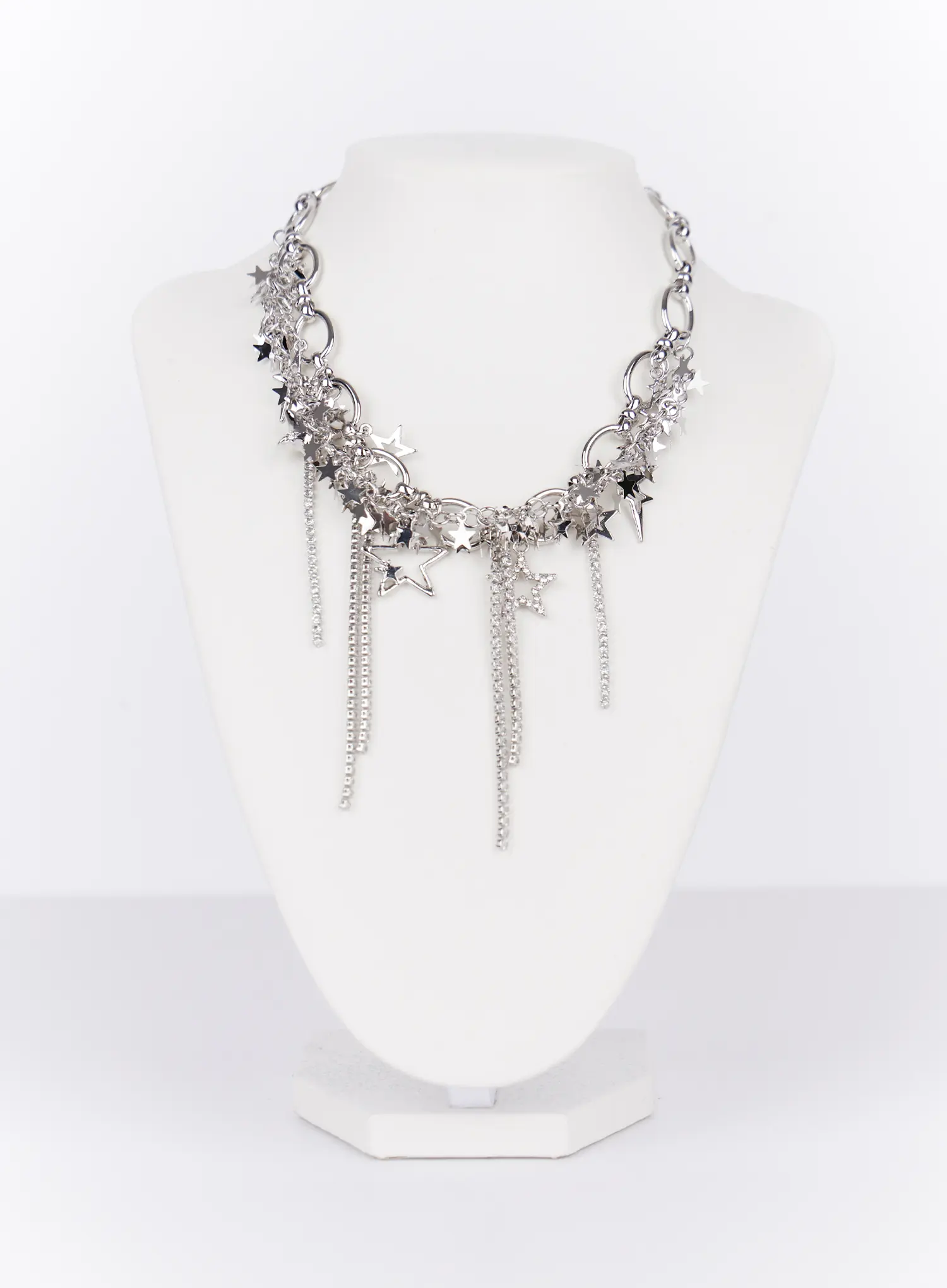 Chunky Starlit Chain Necklace IO527 - Image 6