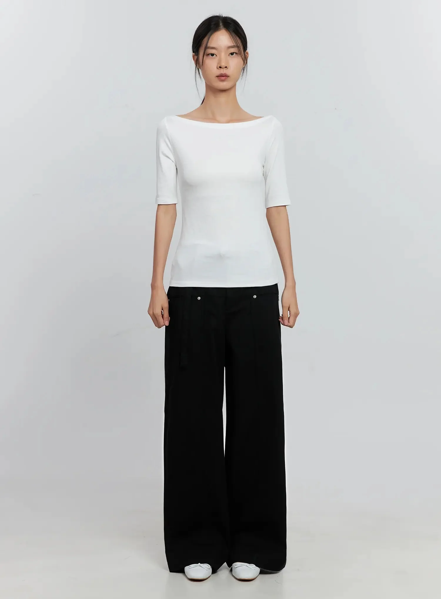 Classic Boat Neck Top IS516 - Image 4