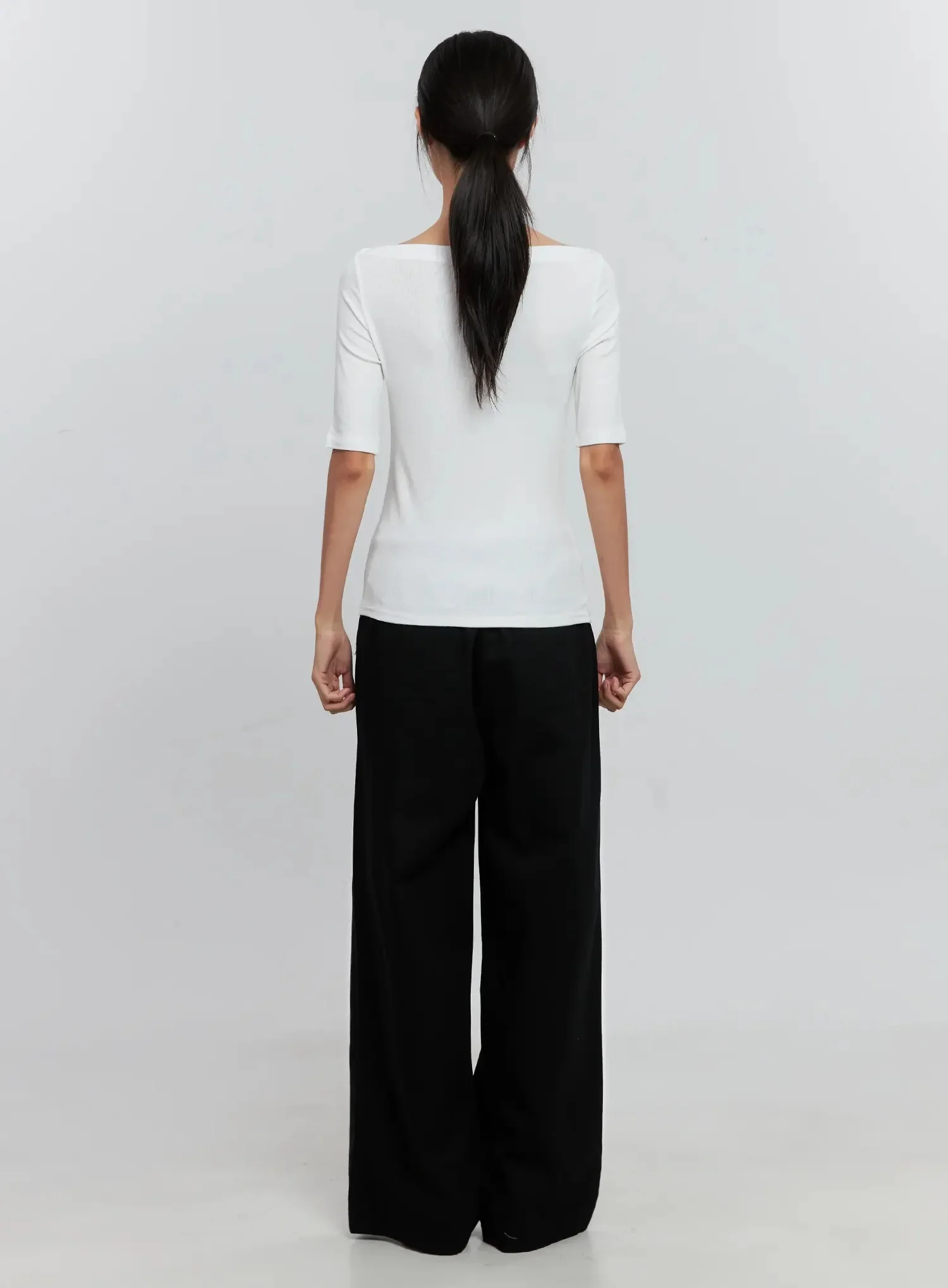 Classic Boat Neck Top IS516 - Image 7