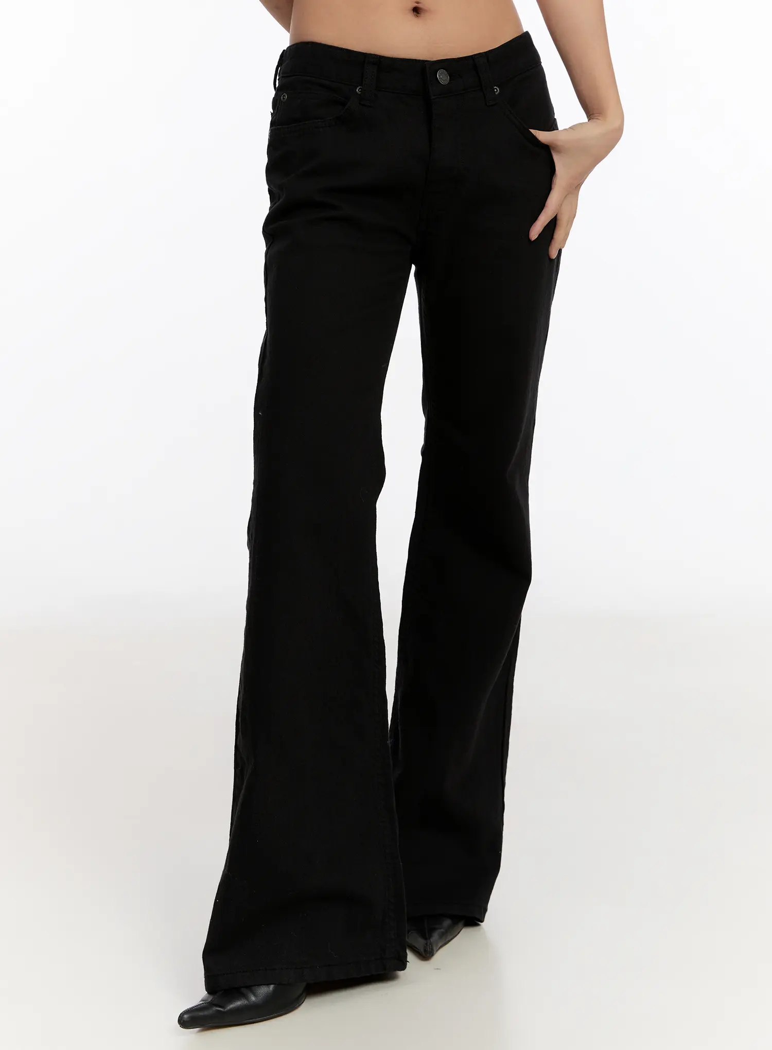 Classic Bootcut Cotton Pants CN527 - Image 2