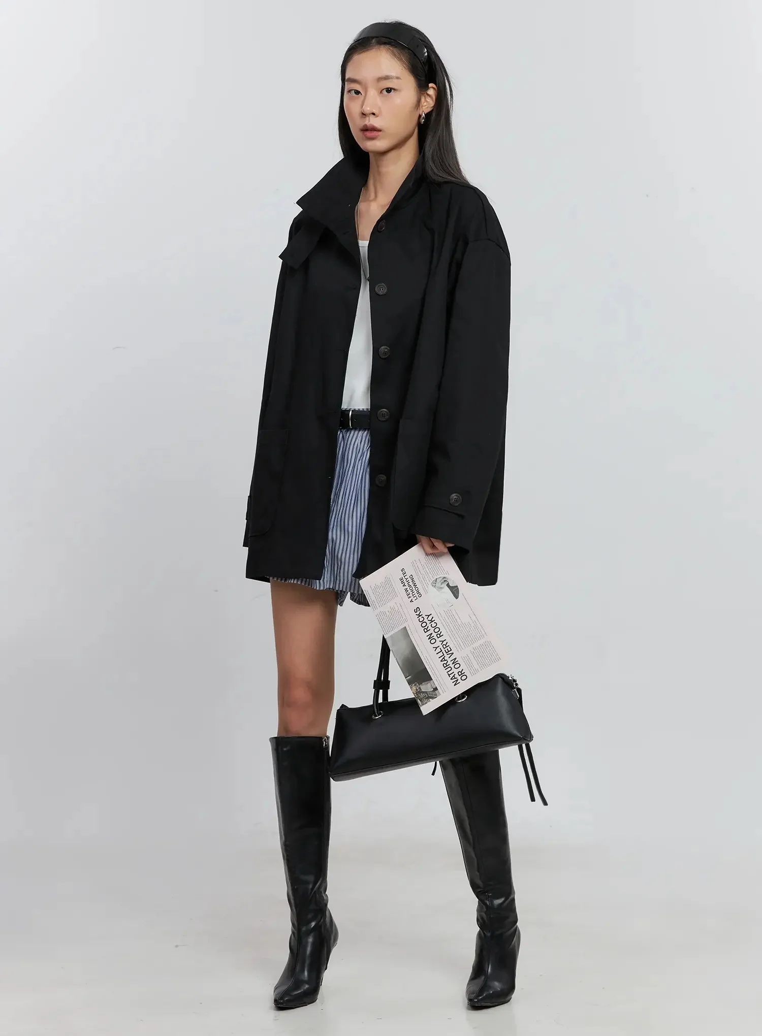 Classic Button-Up Jacket IS515