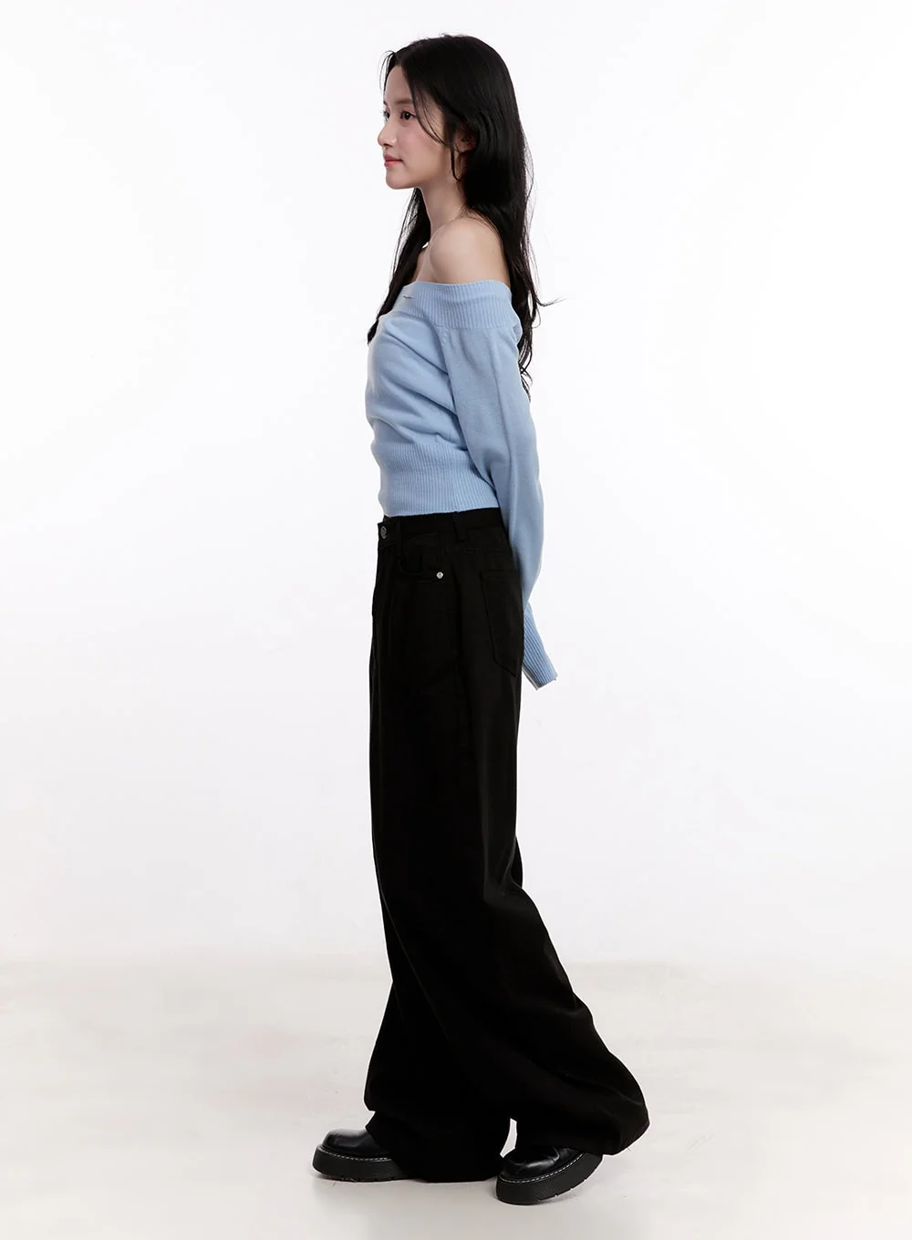 Classic Cotton Baggy Pants CM527 - Image 3