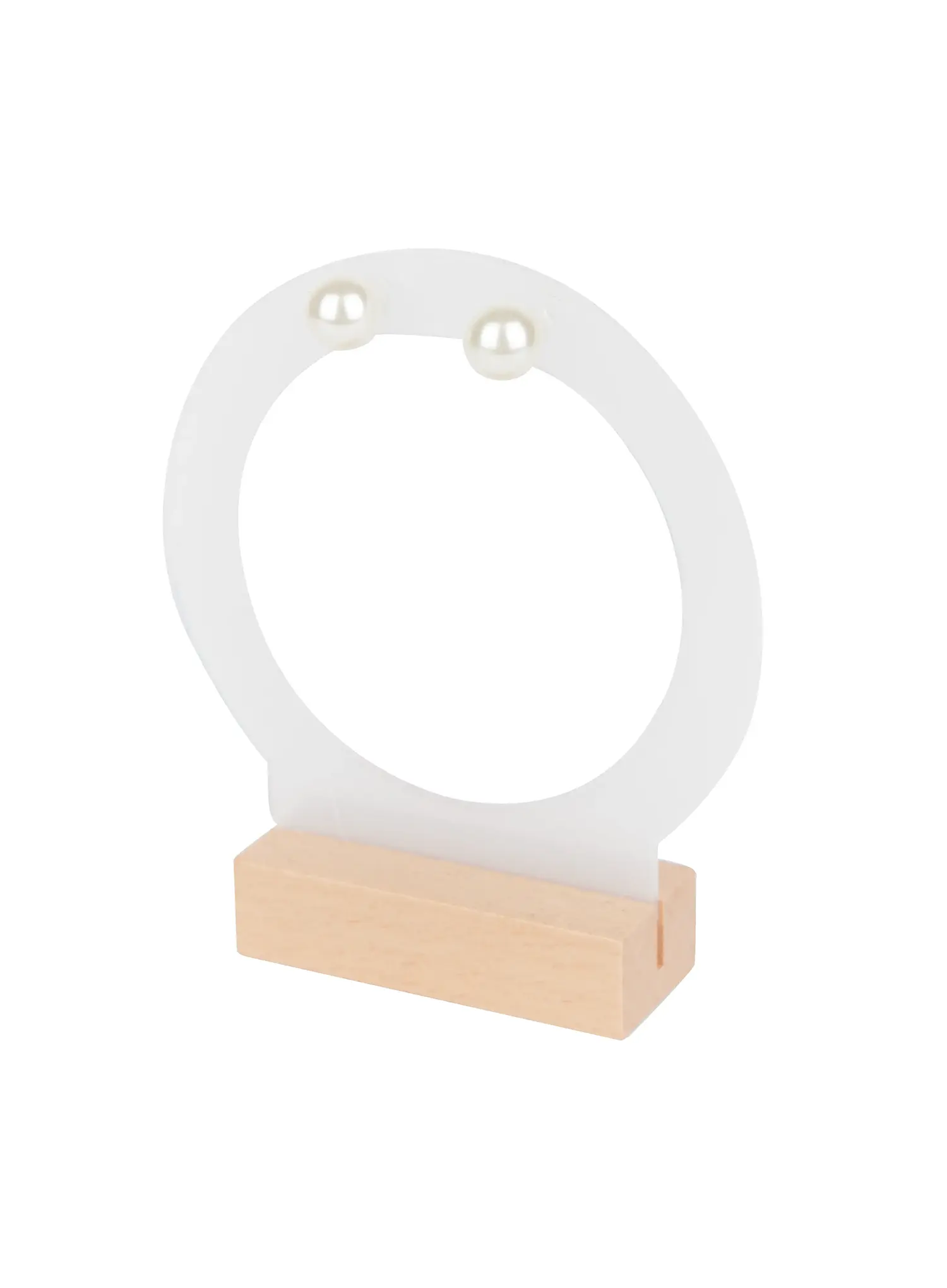 Classic Faux Pearl Earrings CO503 - Image 3