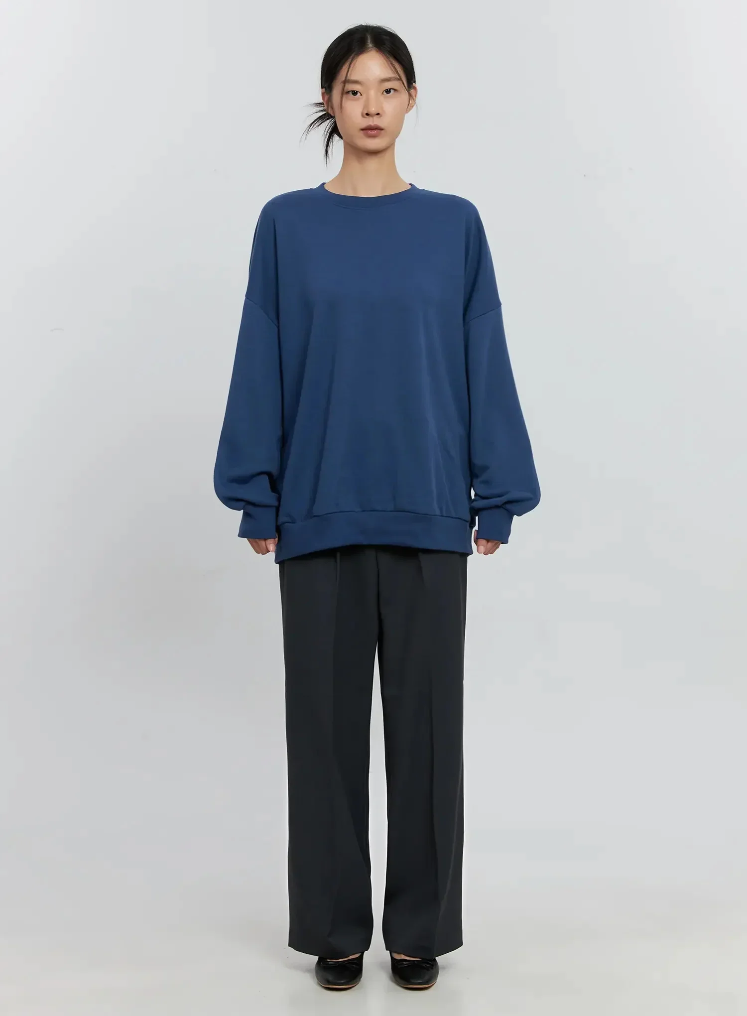 Classic Grey Crewneck Sweatshirt IS516 - Image 19