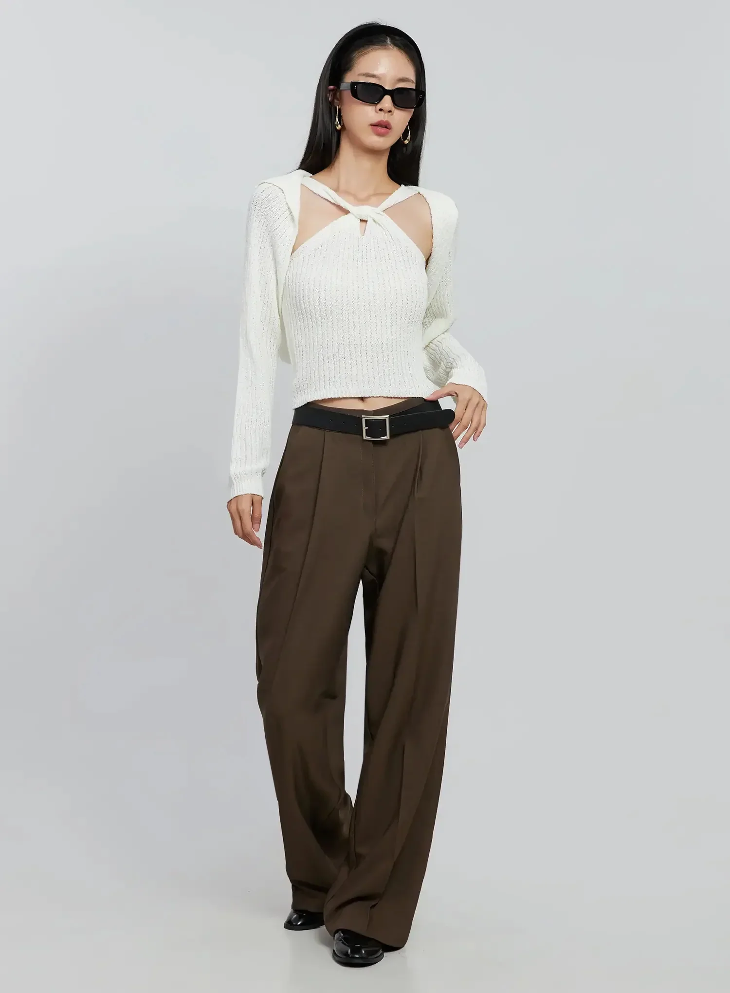 Classic Knit Bolero Cardigan IO530 - Image 2