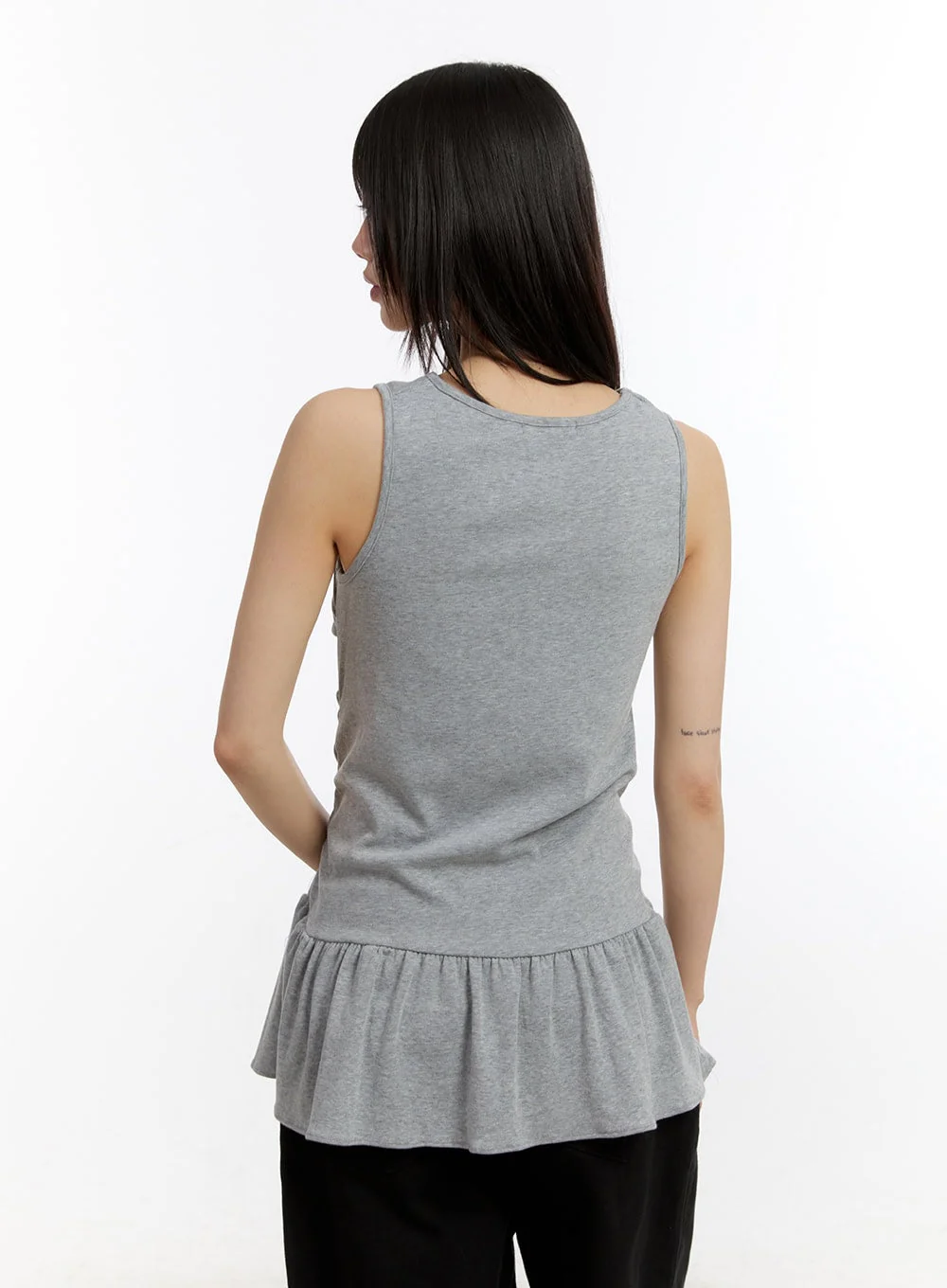 Classic Shirred Sleeveless Mini Dress CA508 - Image 5