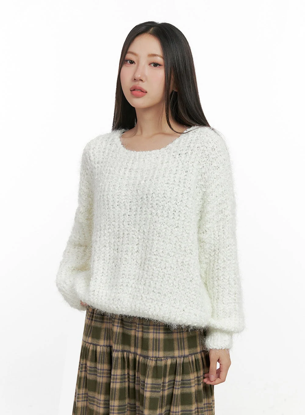 Classic Solid Long Sleeve Sweater IN415 - Image 15