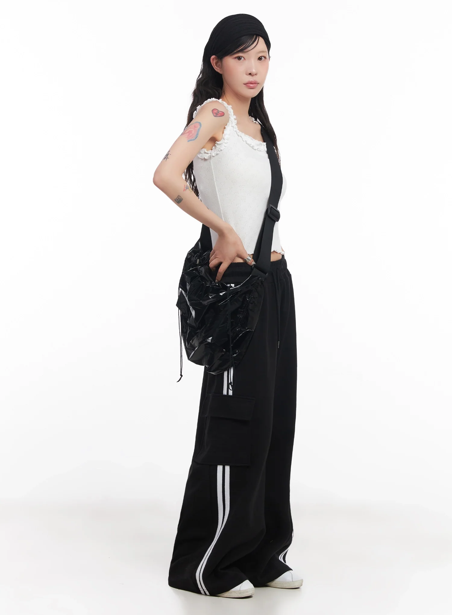 Classic Striped Sweatpant Joggers IC503 - Image 2