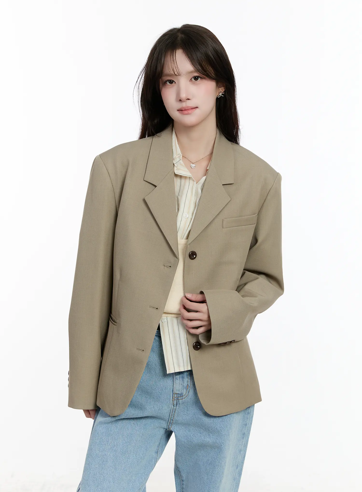 Classic Tailored Blazer CM510 - Image 2
