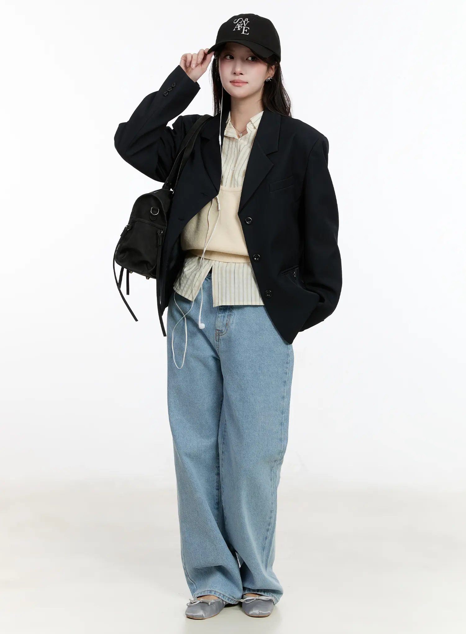 Classic Tailored Blazer CM510 - Image 3