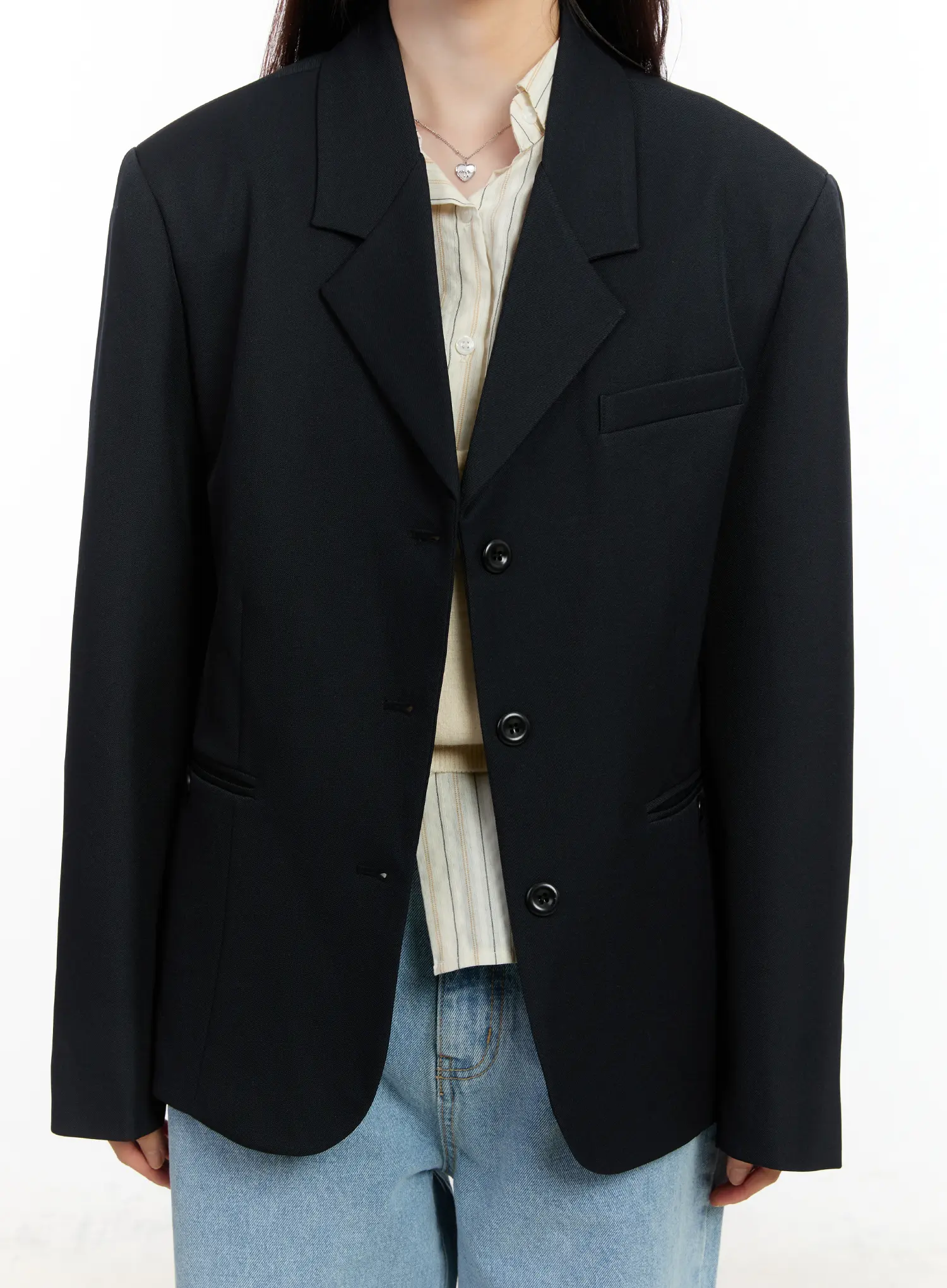 Classic Tailored Blazer CM510 - Image 4