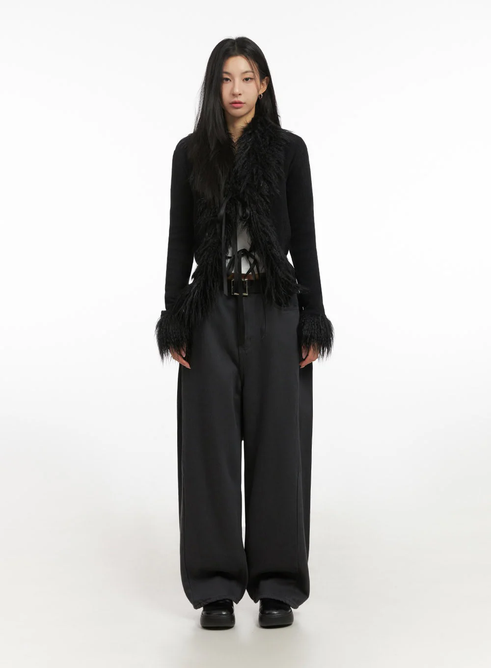 Classic Wide-Fit Cotton Pants ID431 - Image 3