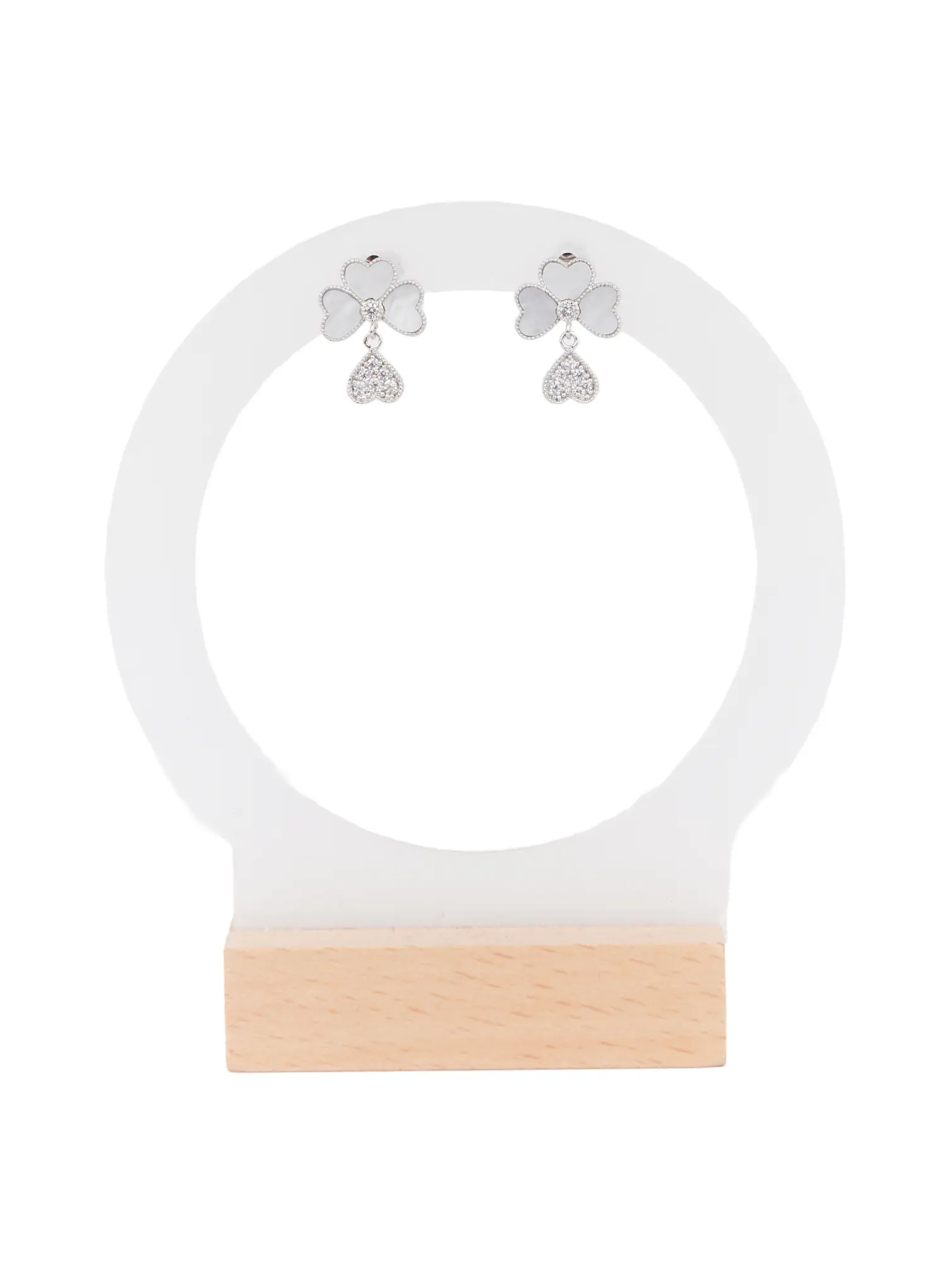 Clover Drop Earrings F502 - Image 4