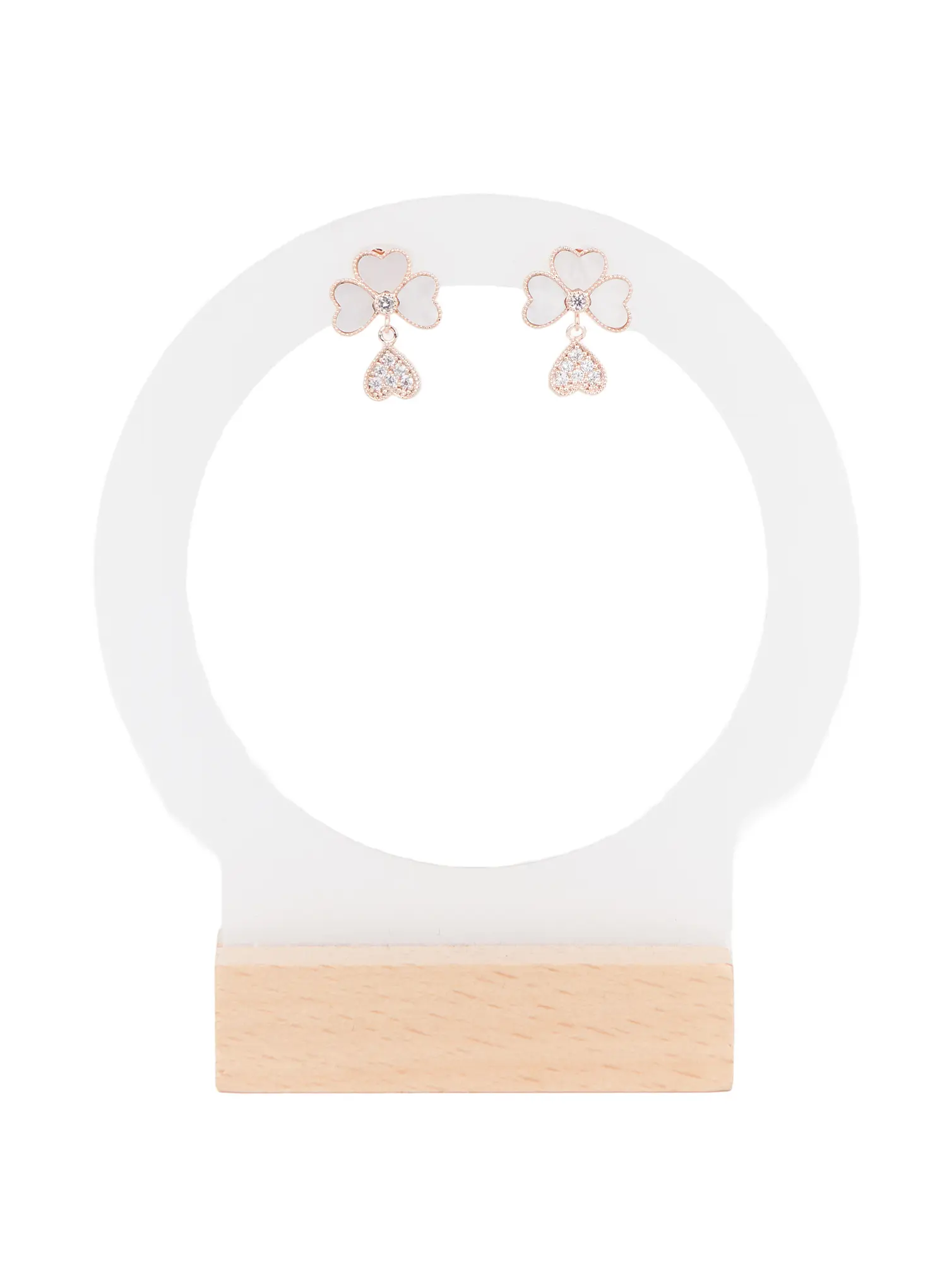Clover Drop Earrings F502 - Image 6