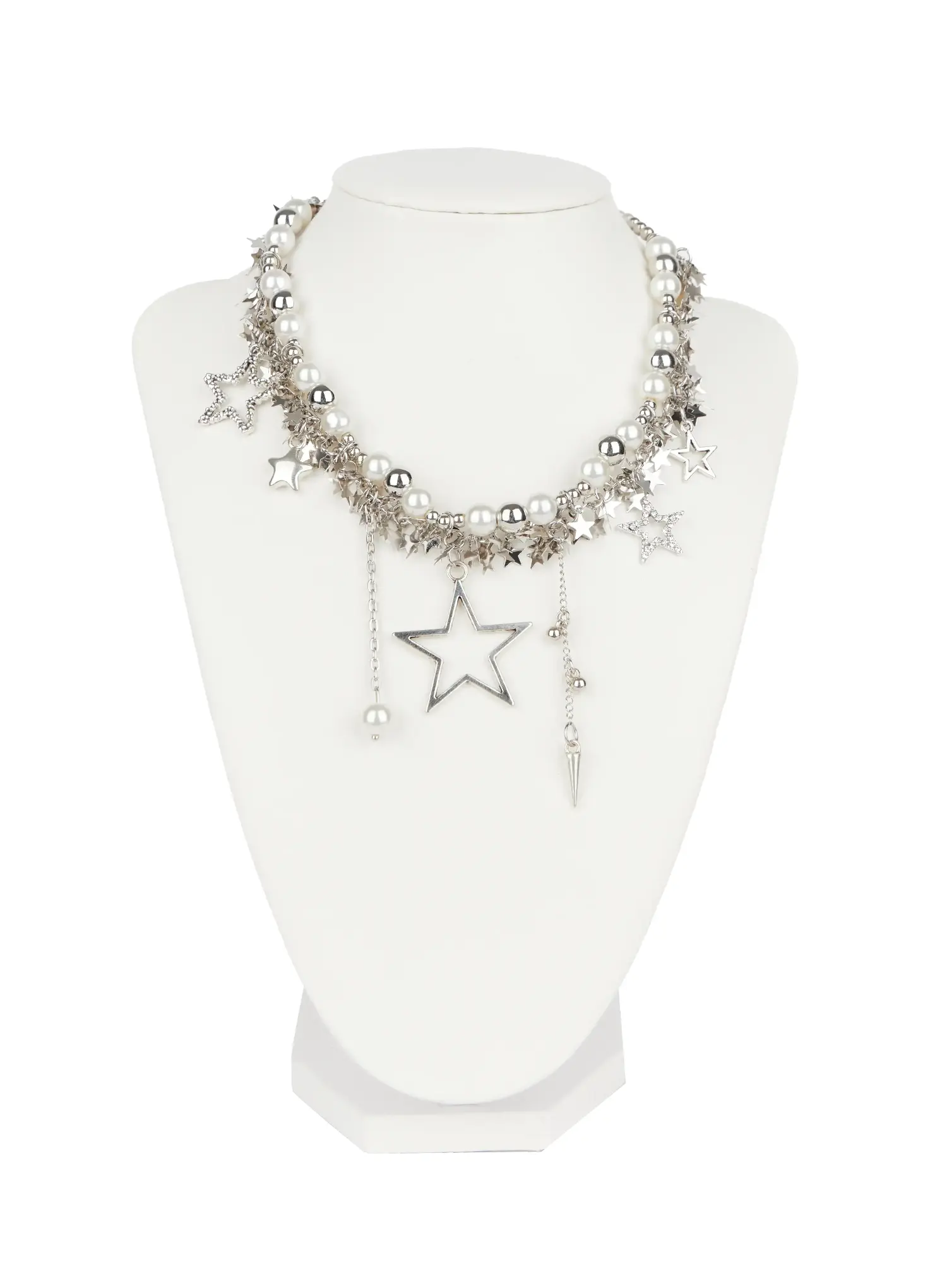 Cluster Bead Star Necklace CO503 - Image 3