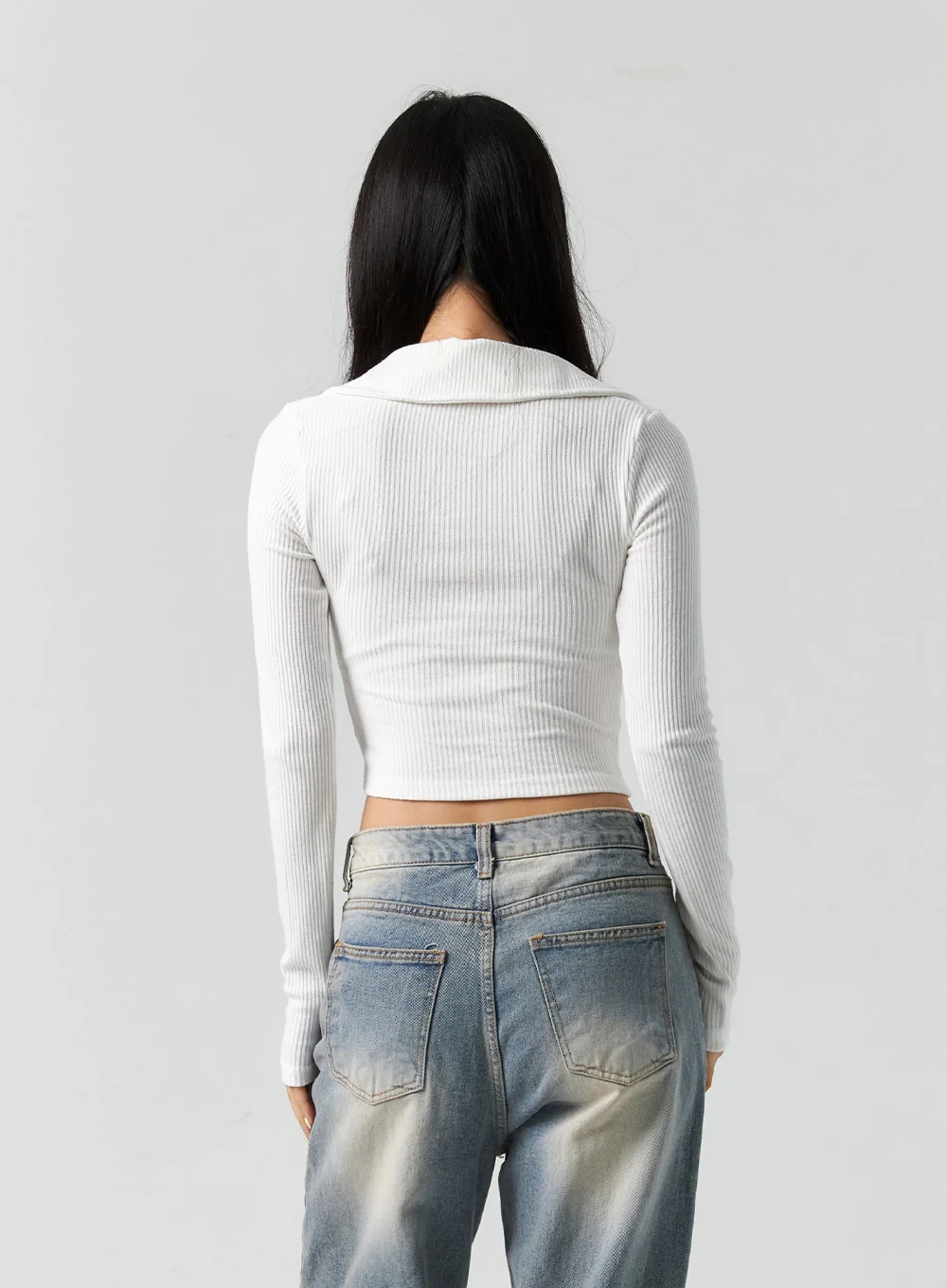 Collar Crop Top CS308 - Image 5