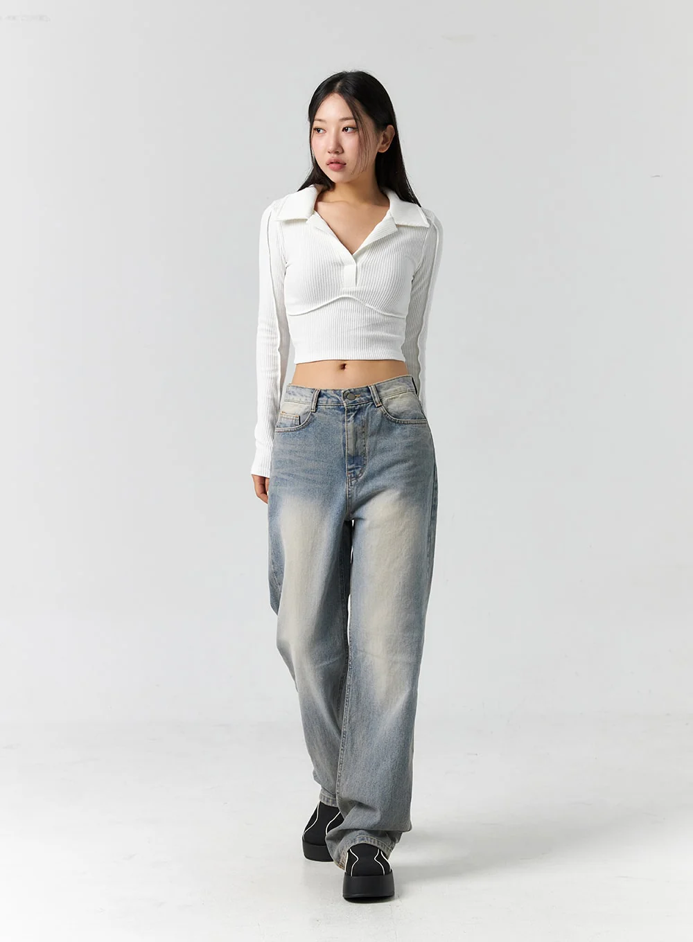 Collar Crop Top CS308 - Image 7