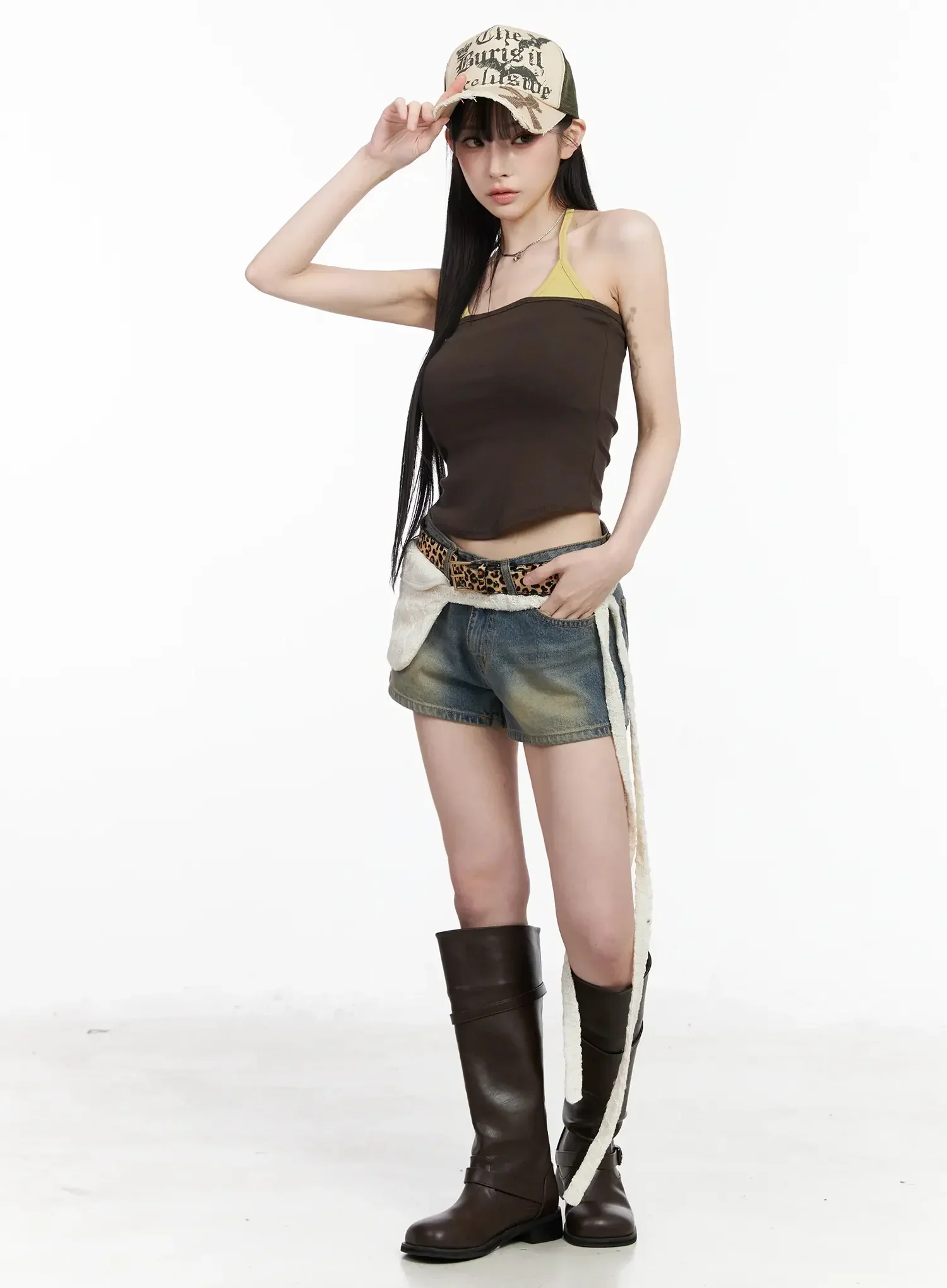 Color Block Halter Sleeveless Top IY511 - Image 13