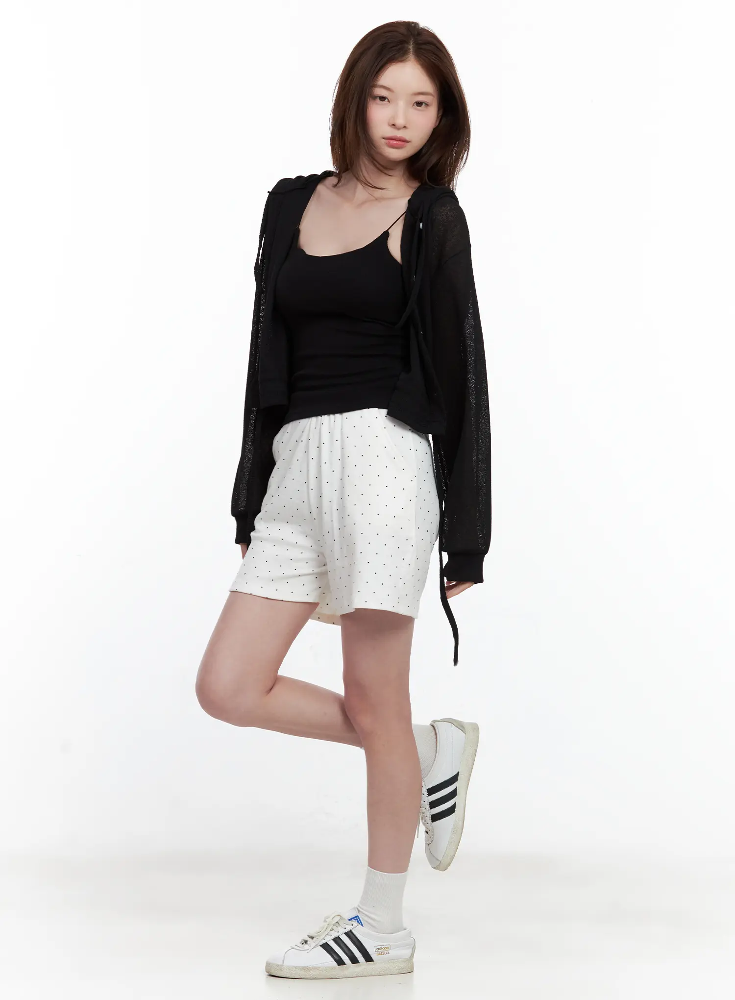 Comfy Polka Dot Sweatshorts CL502