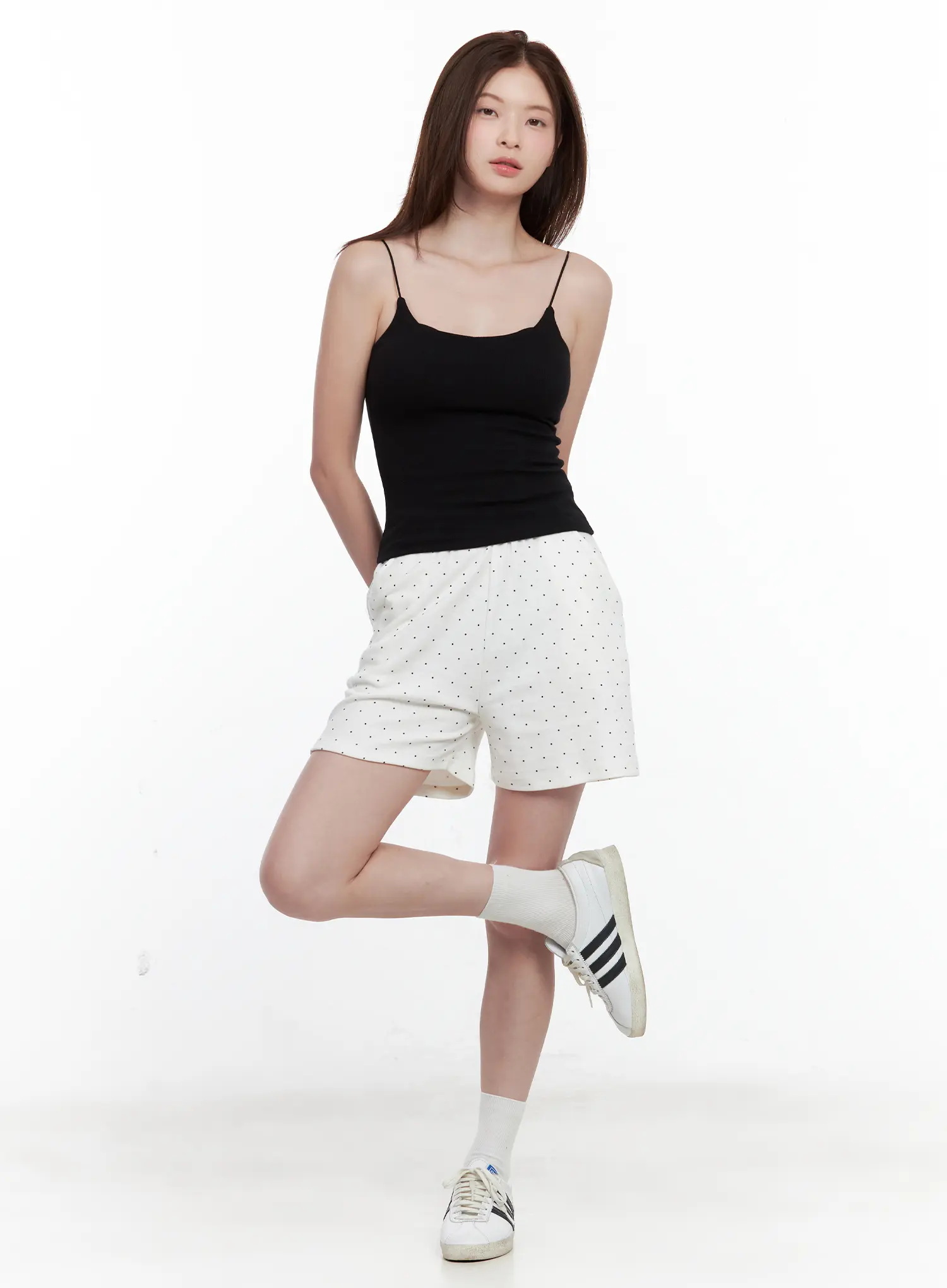 Comfy Polka Dot Sweatshorts CL502 - Image 5