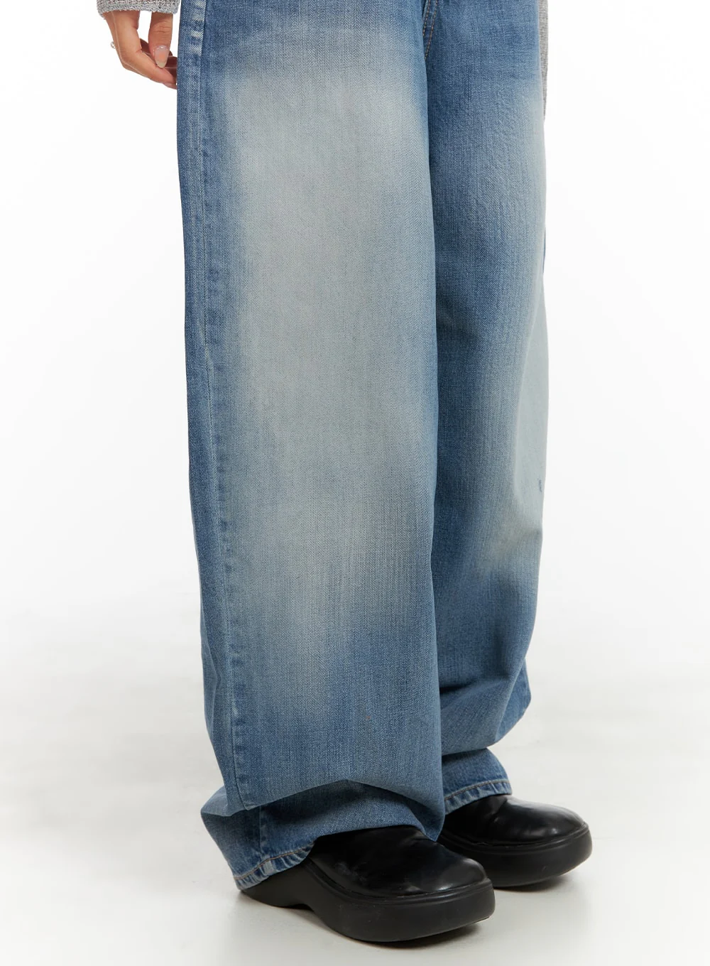 Comfy Wide Fit Baggy Jeans CA408 - Image 5