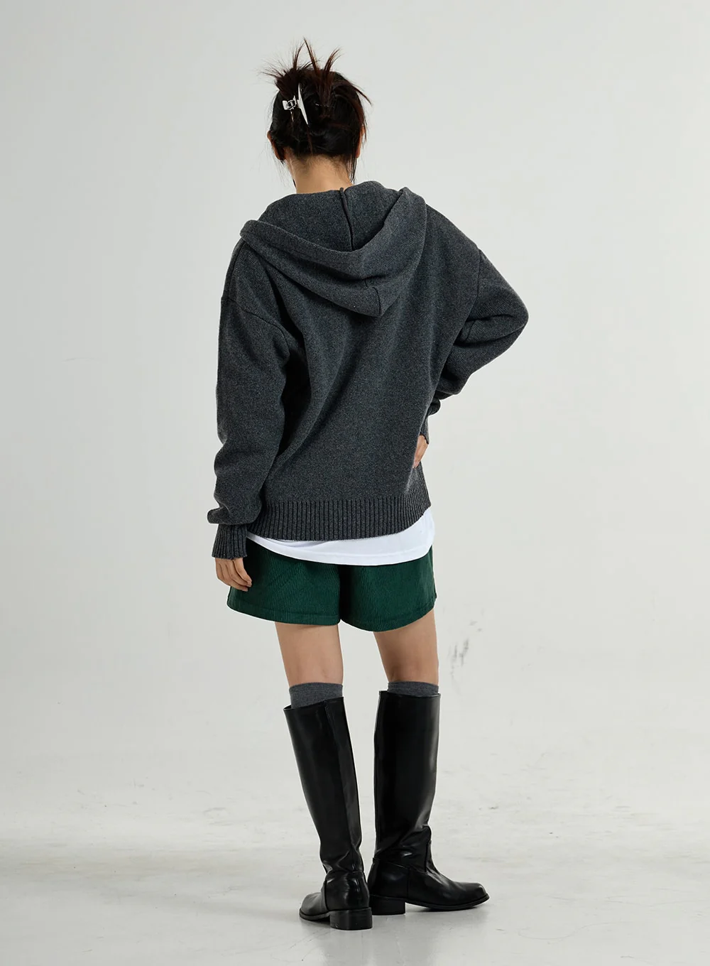 Corduroy Bermuda Pants CO27 - Image 12