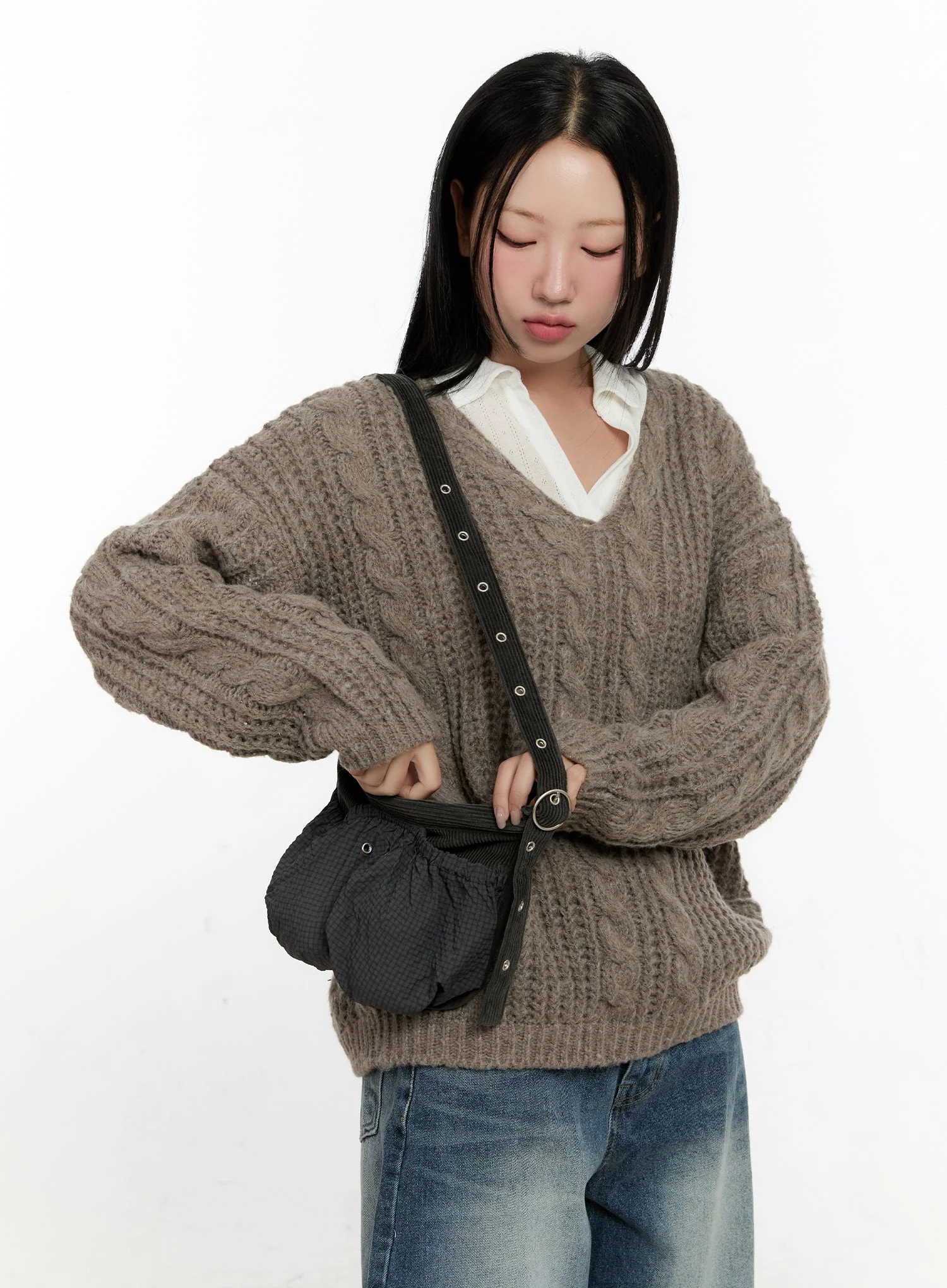 Corduroy Mini Crossbody Bag CN506 - Image 2
