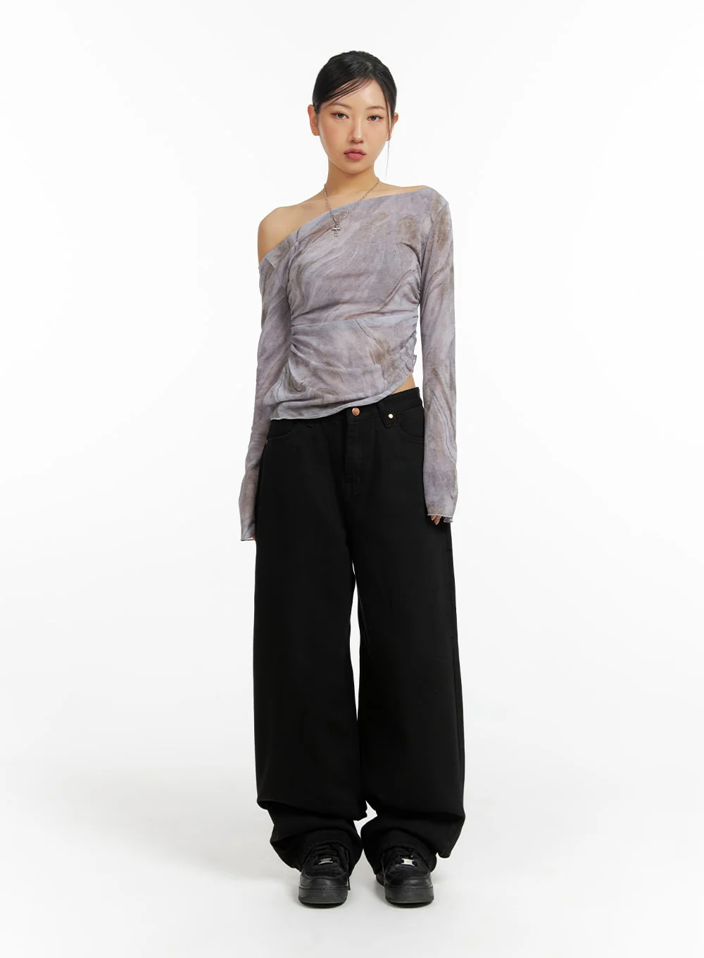 Cotton Baggy Trousers CF420 - Image 2